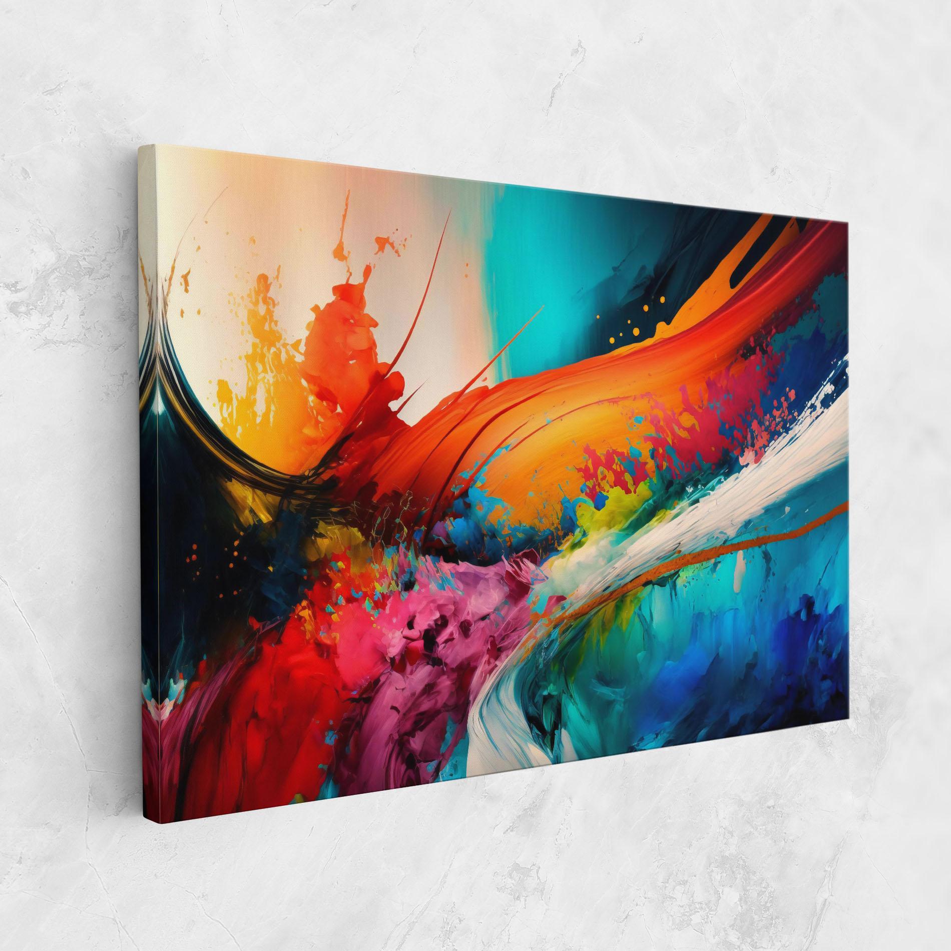 Tablou Canvas Art Brush Strokes mockup 1
