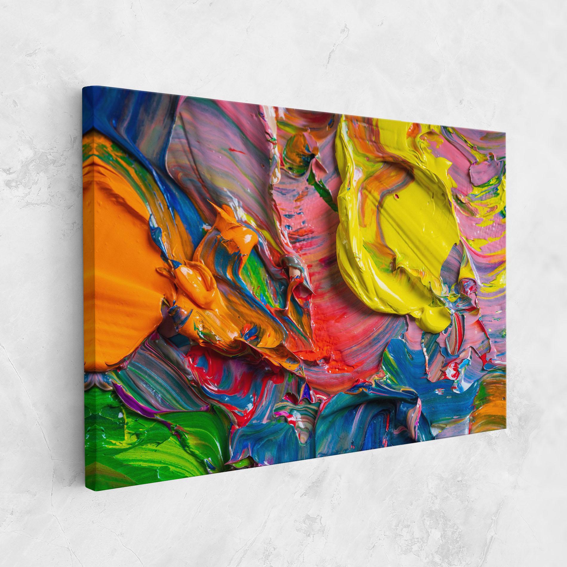 Tablou Canvas Bright Oil Colors mockup 1