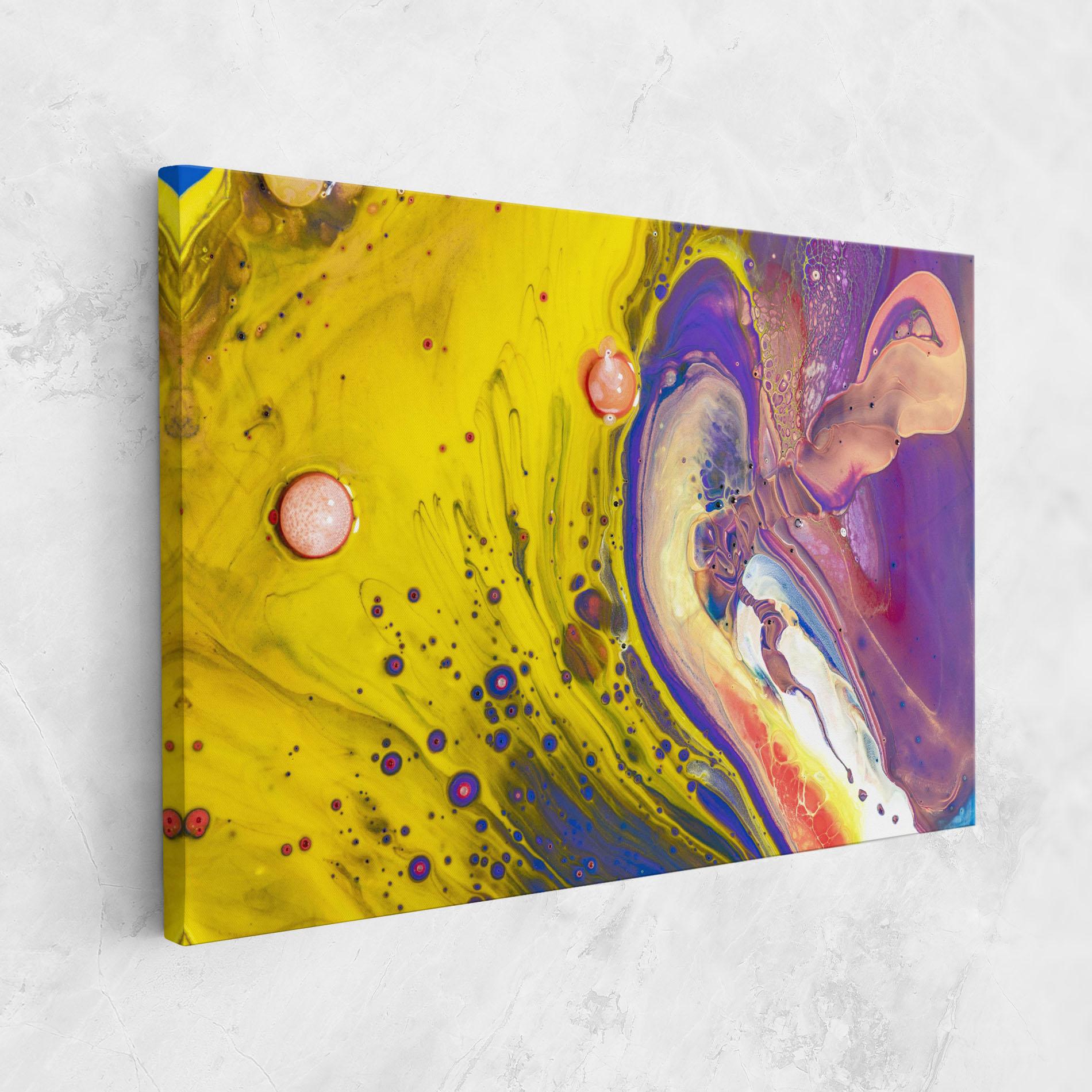 Tablou Canvas Colorful Liquid Marble mockup 1