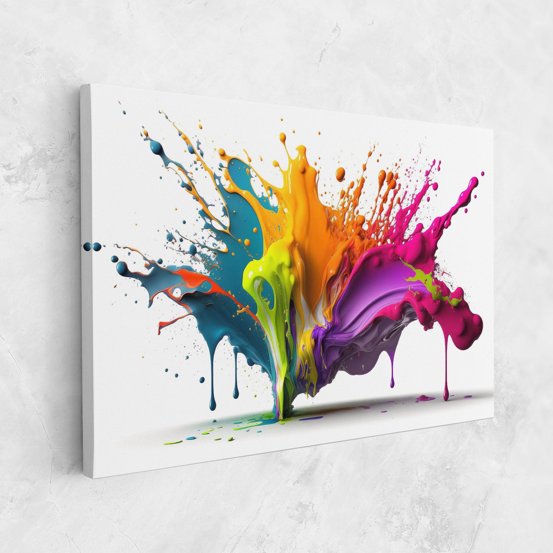 Tablou Canvas Exploding Mixed Liquid mockup 1