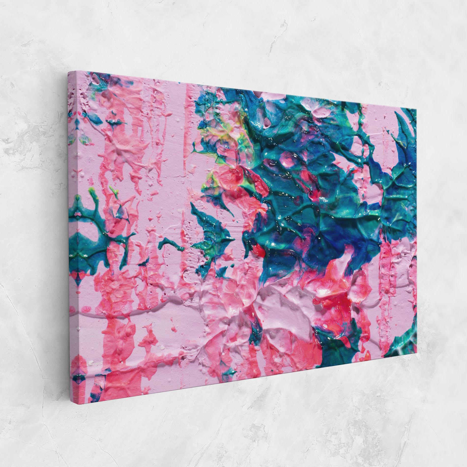 Tablou Canvas Pink Close Up mockup 1