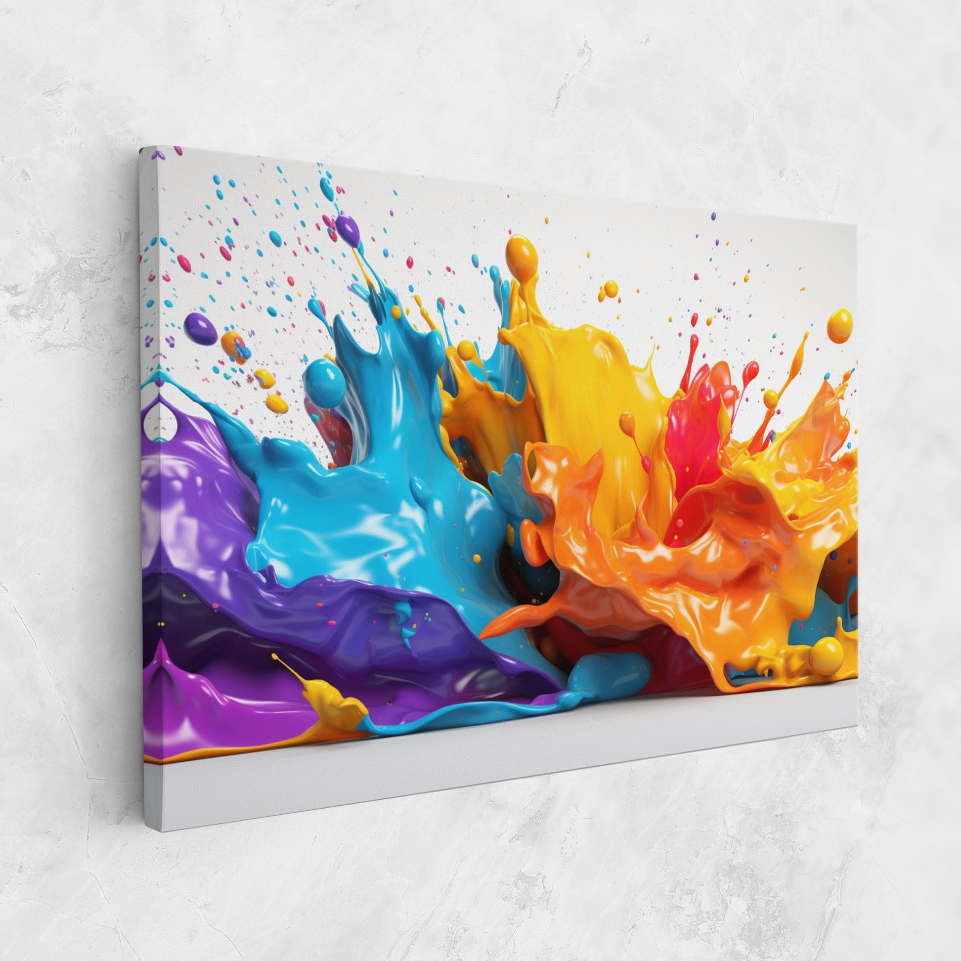 Yellow Blue Splash mockup 1