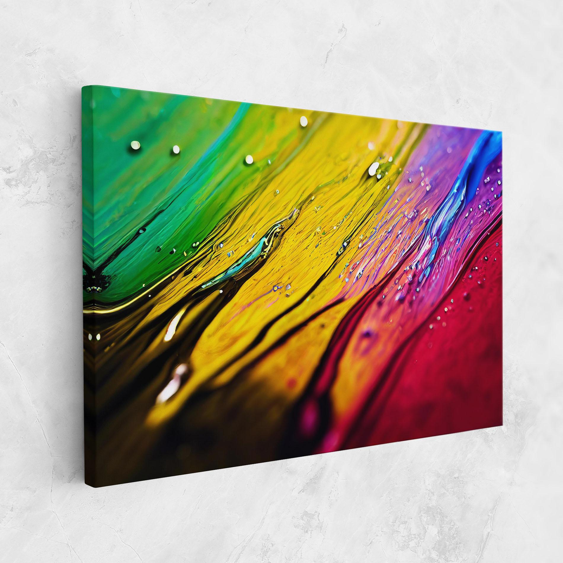 Tablou Canvas Yellow Green mockup 1