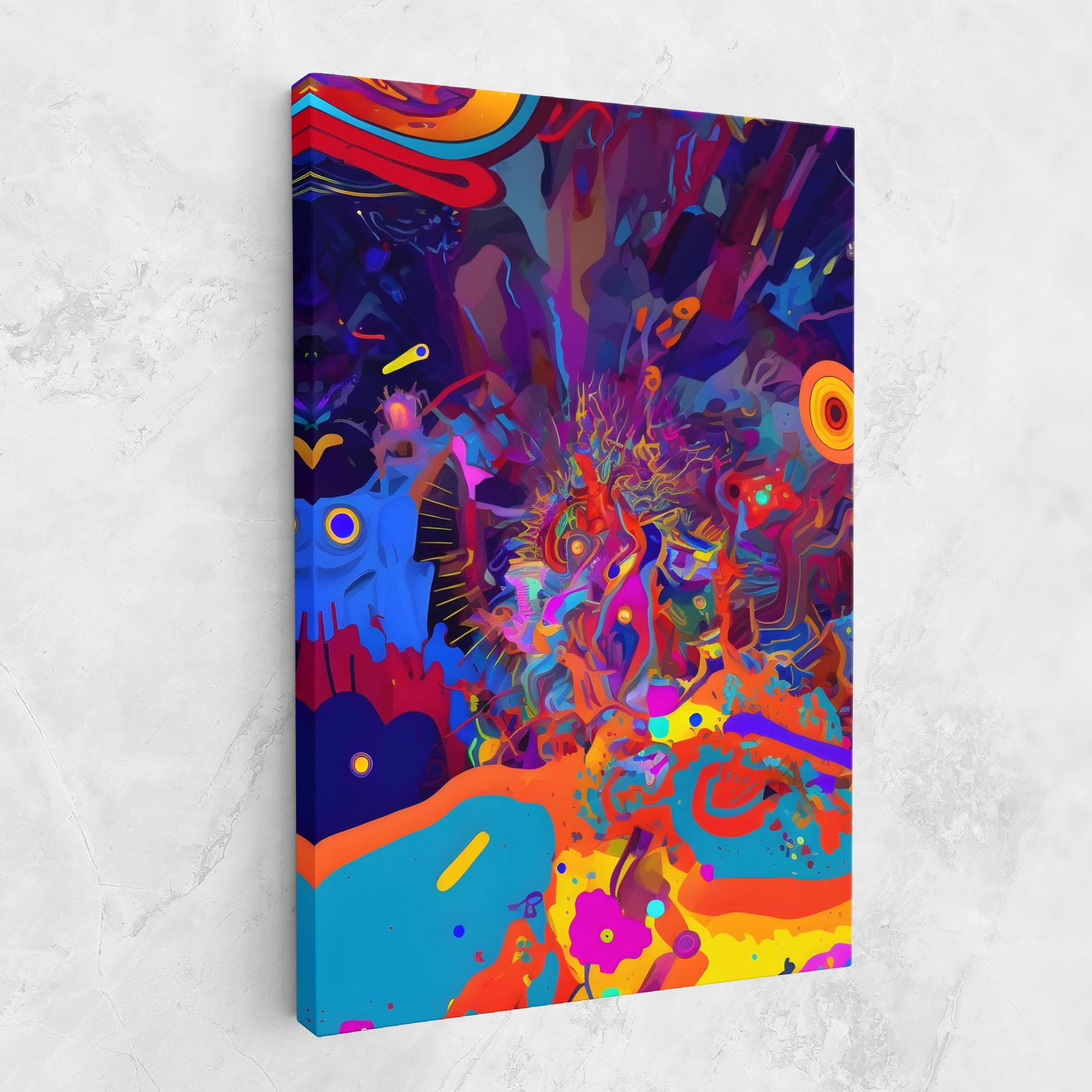 Tablou Canvas Abstract Color Work mockup 1