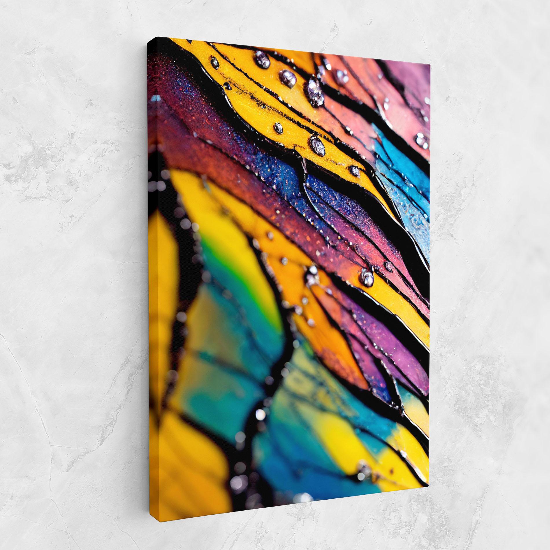 Tablou Canvas Beautiful Colorful Epoxy mockup 1