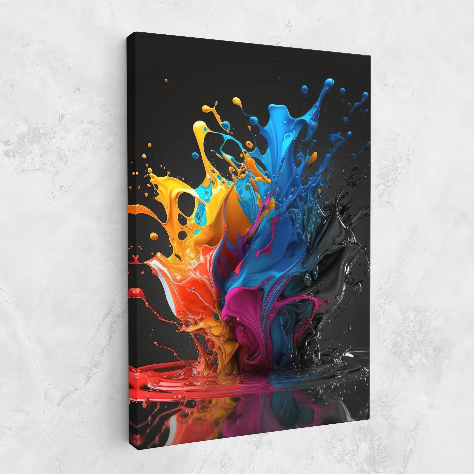 Black Blue Splash mockup 1