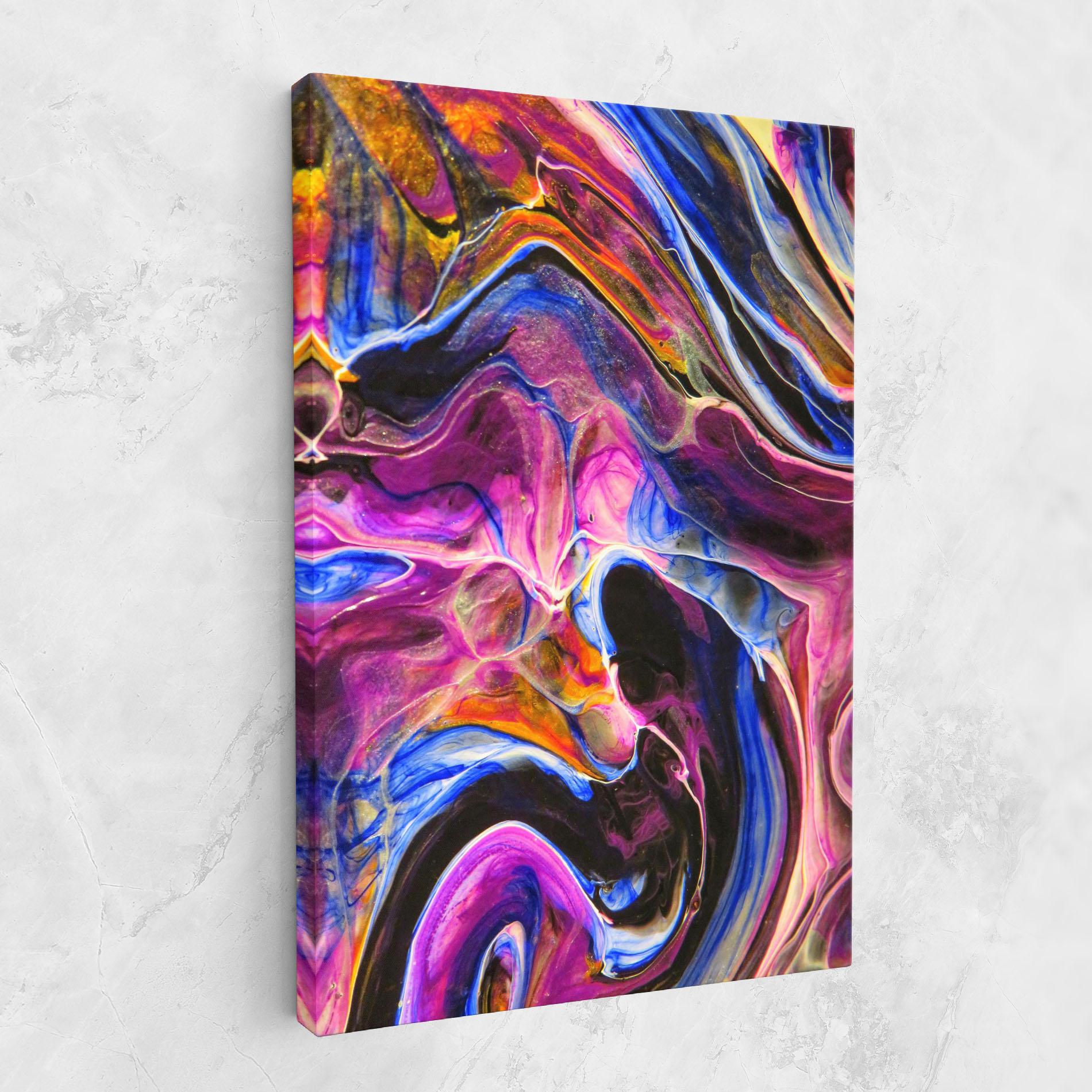Tablou Canvas Colourful Abstract Shades mockup 1