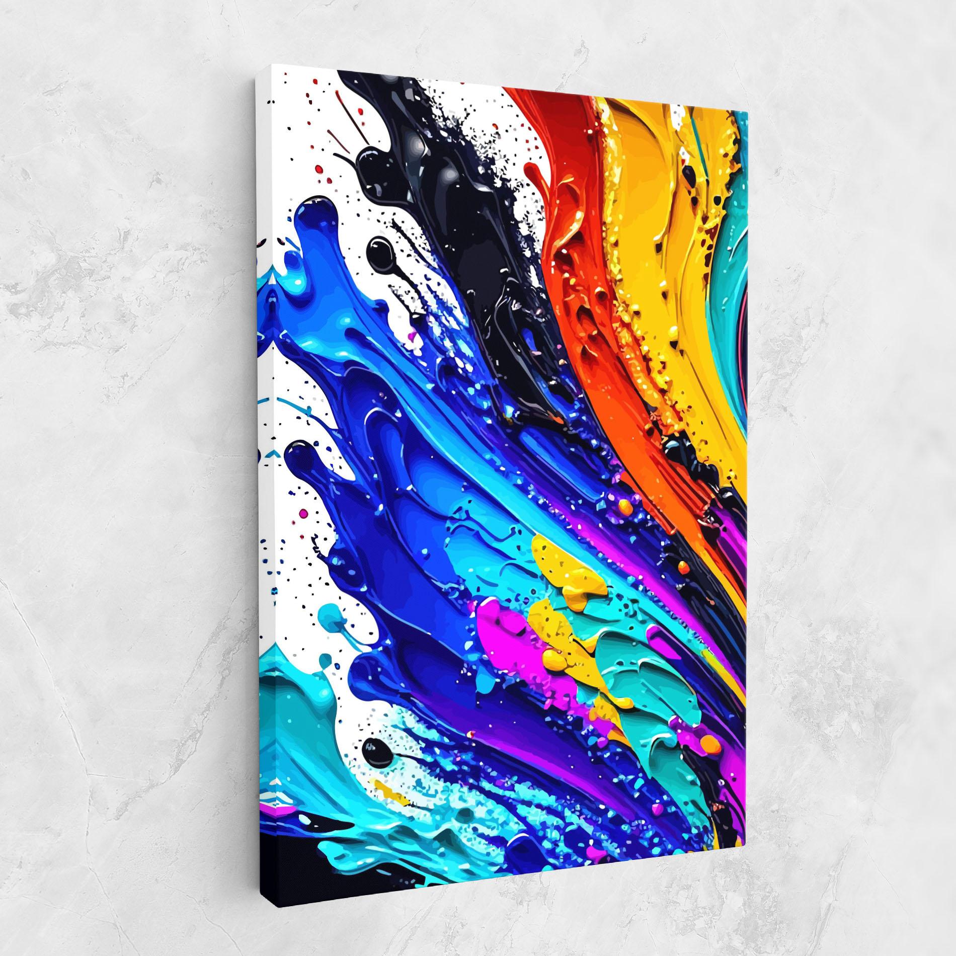 Tablou Canvas Pretty Splash Color mockup 1