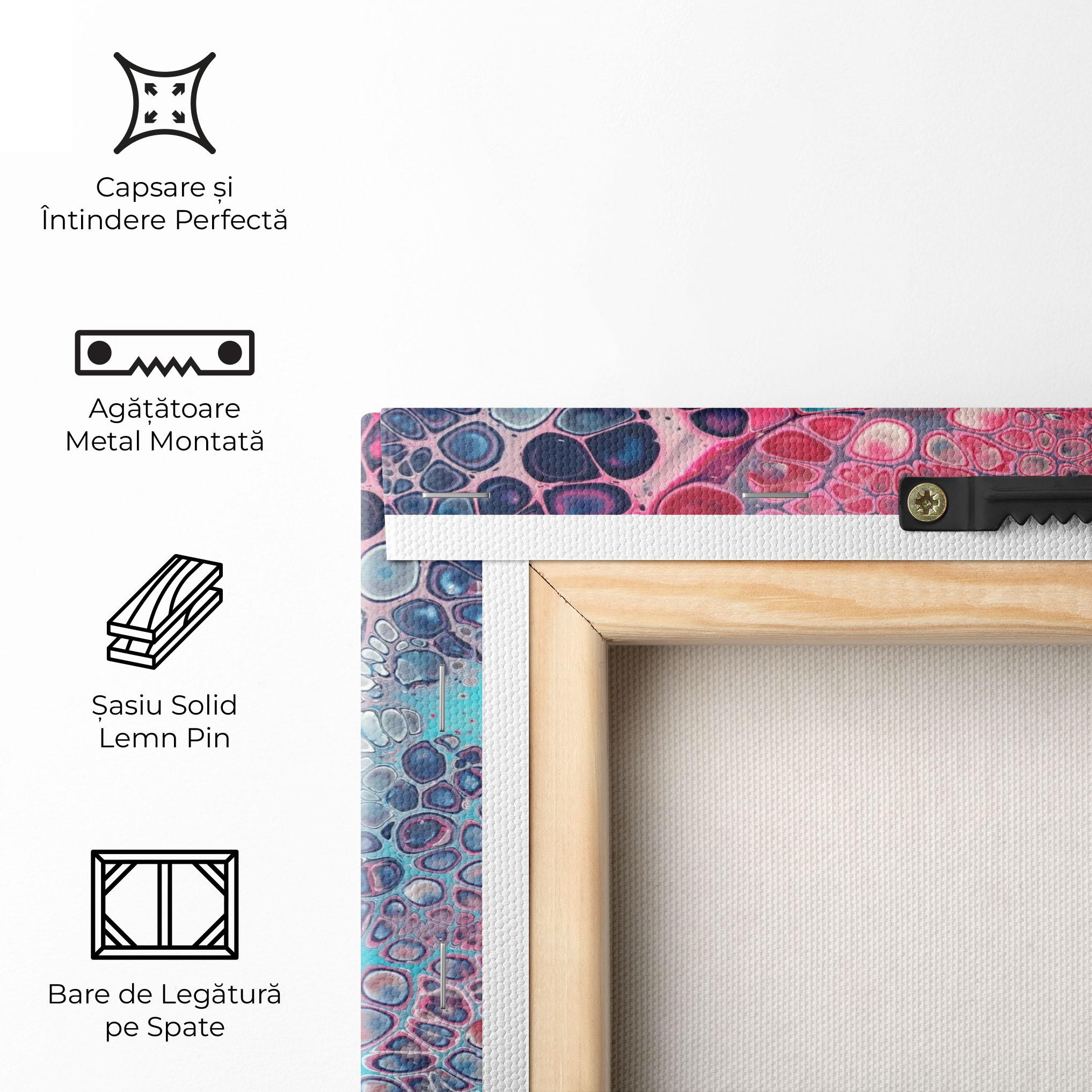 Tablou Canvas Abstract Blue Objects mockup 5