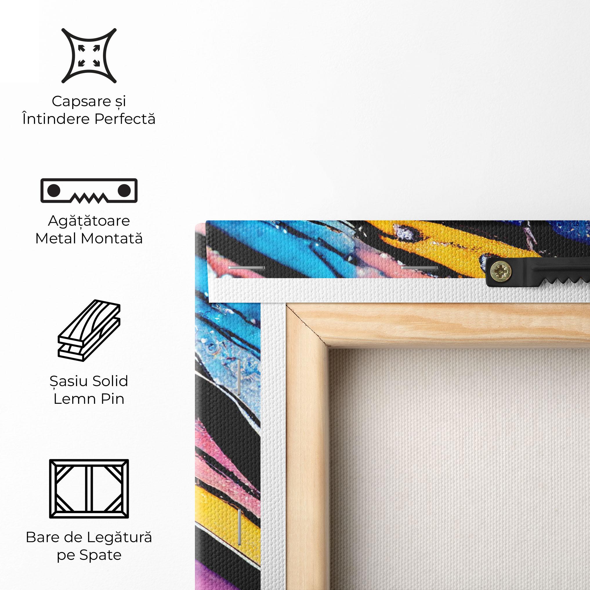 Tablou Canvas Beautiful Colorful Epoxy mockup 5