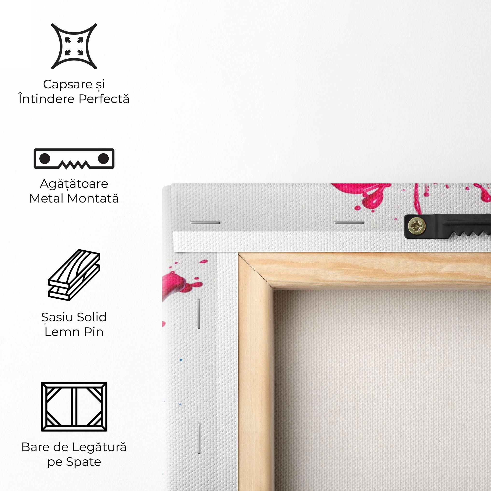 Tablou Canvas Colorful Explosion Paint mockup 5