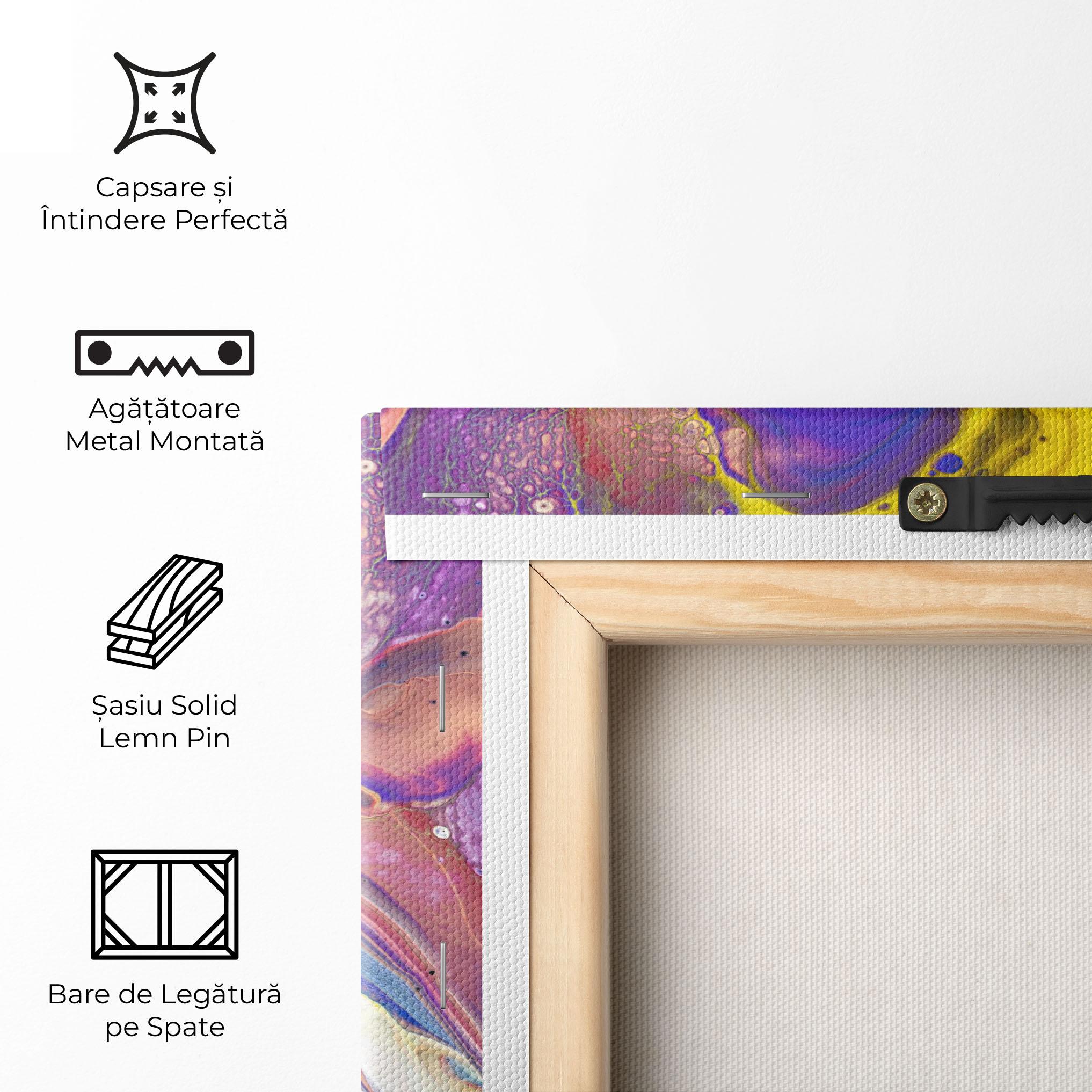 Tablou Canvas Colorful Liquid Marble mockup 5