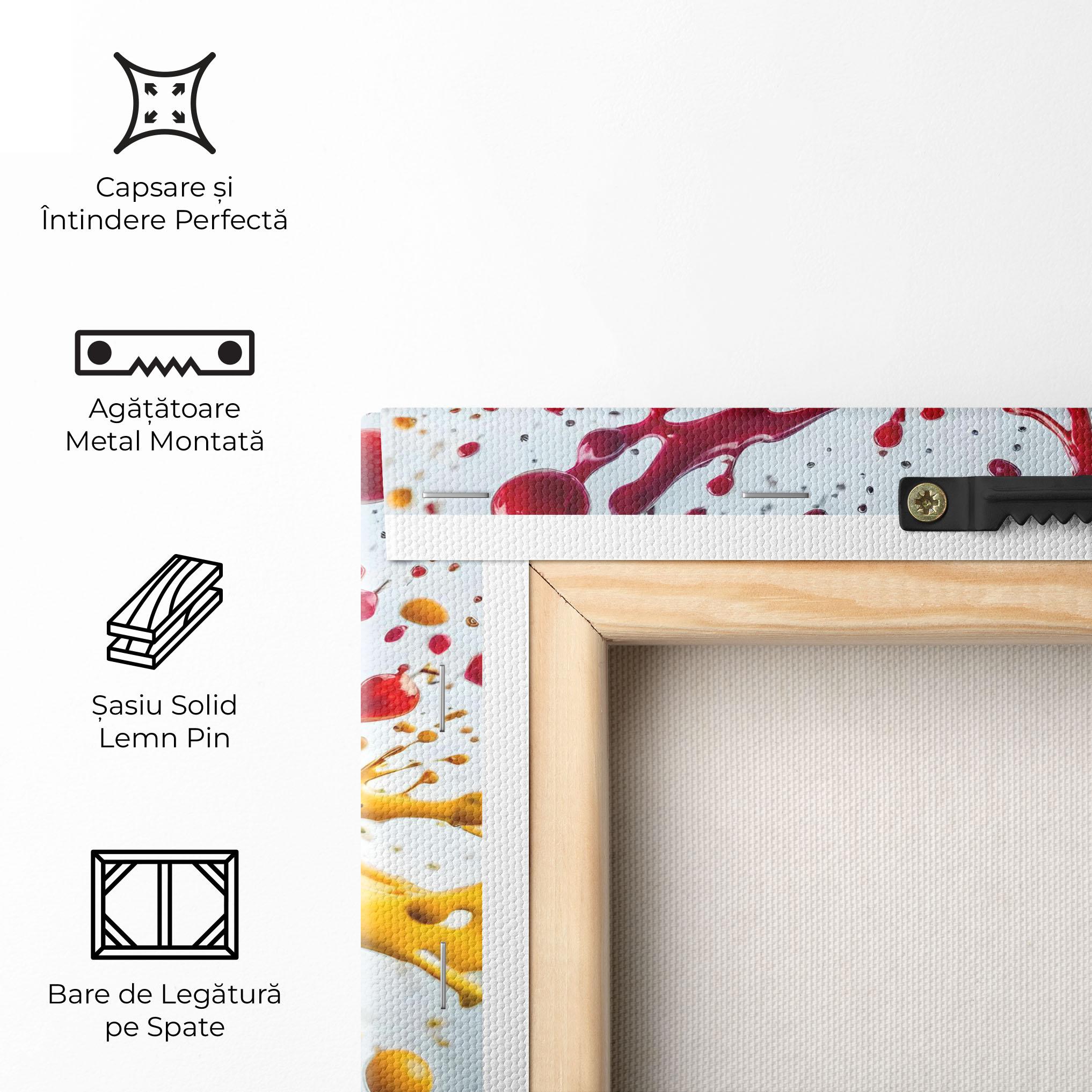 Tablou Canvas Colorful Splash Rainbow mockup 5