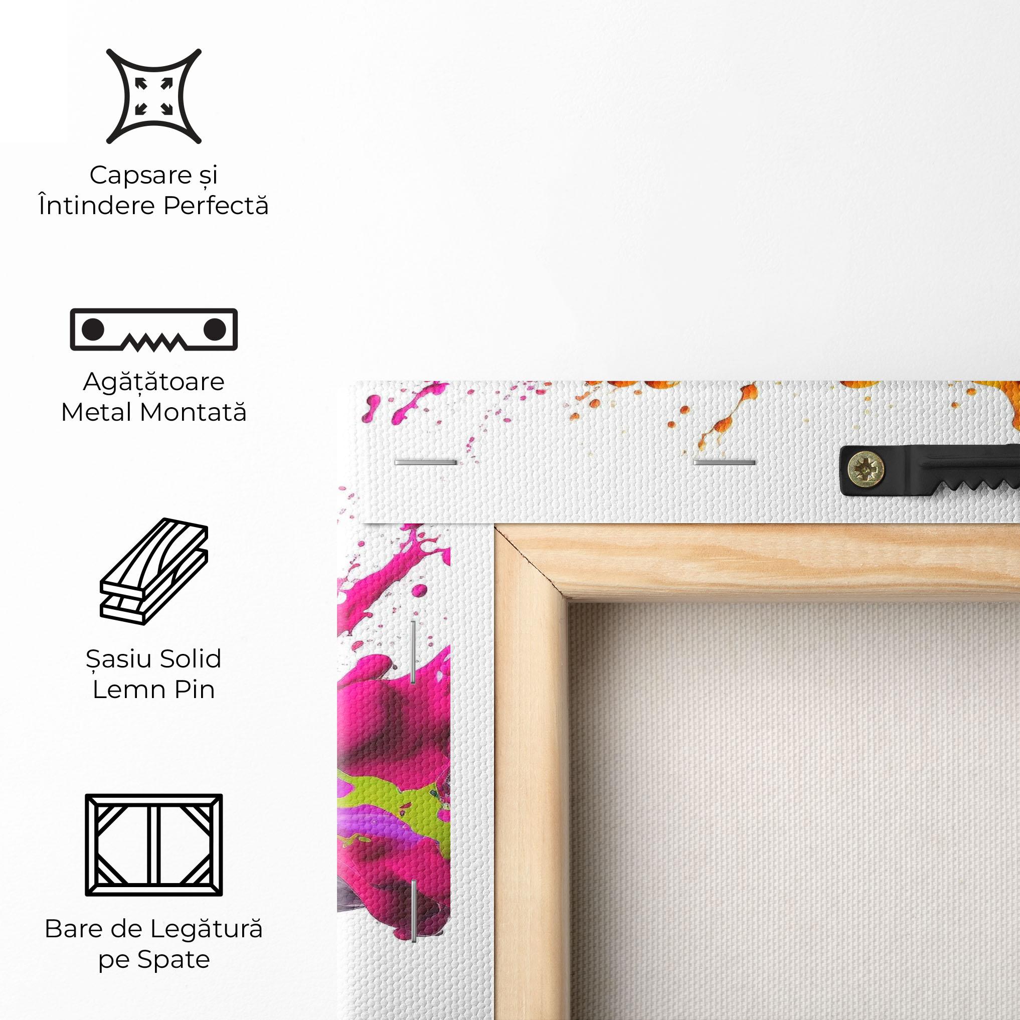 Tablou Canvas Exploding Mixed Liquid mockup 5