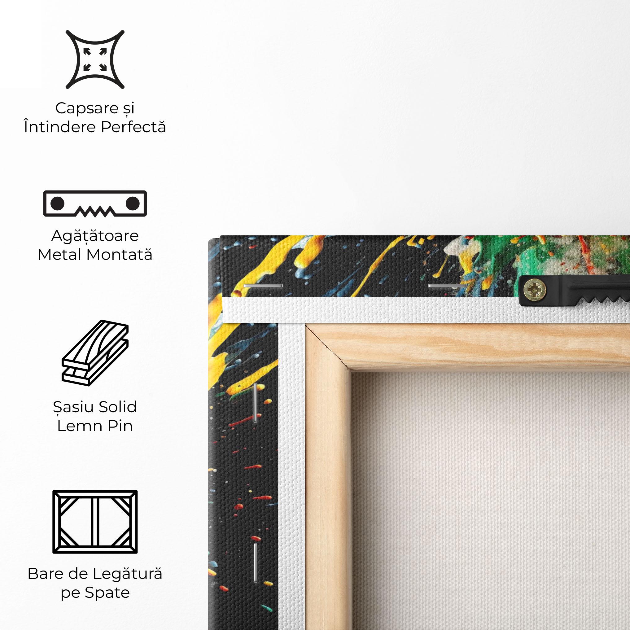 Tablou Canvas Floating Color Splash mockup 5