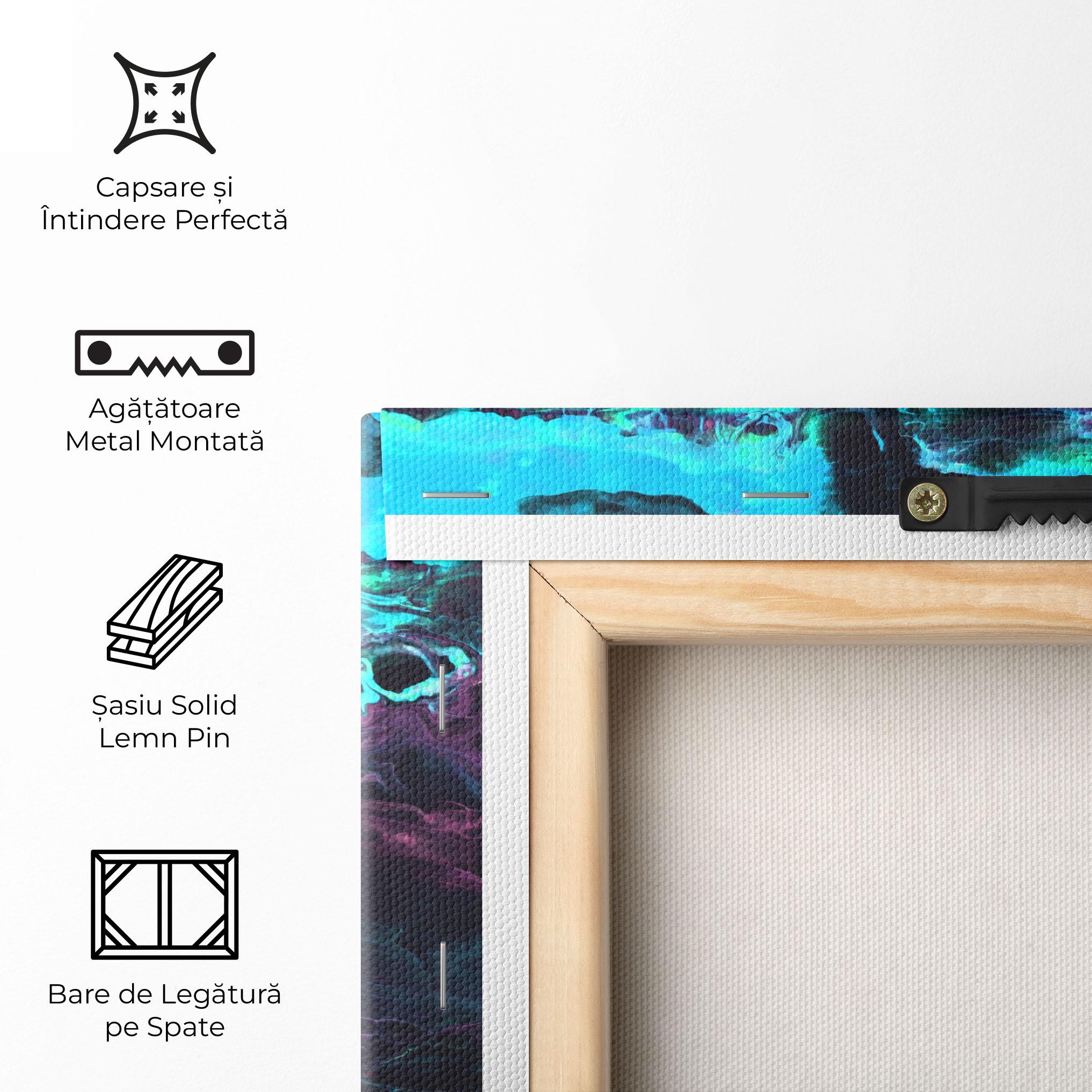 Tablou Canvas Neon Abstract mockup 5