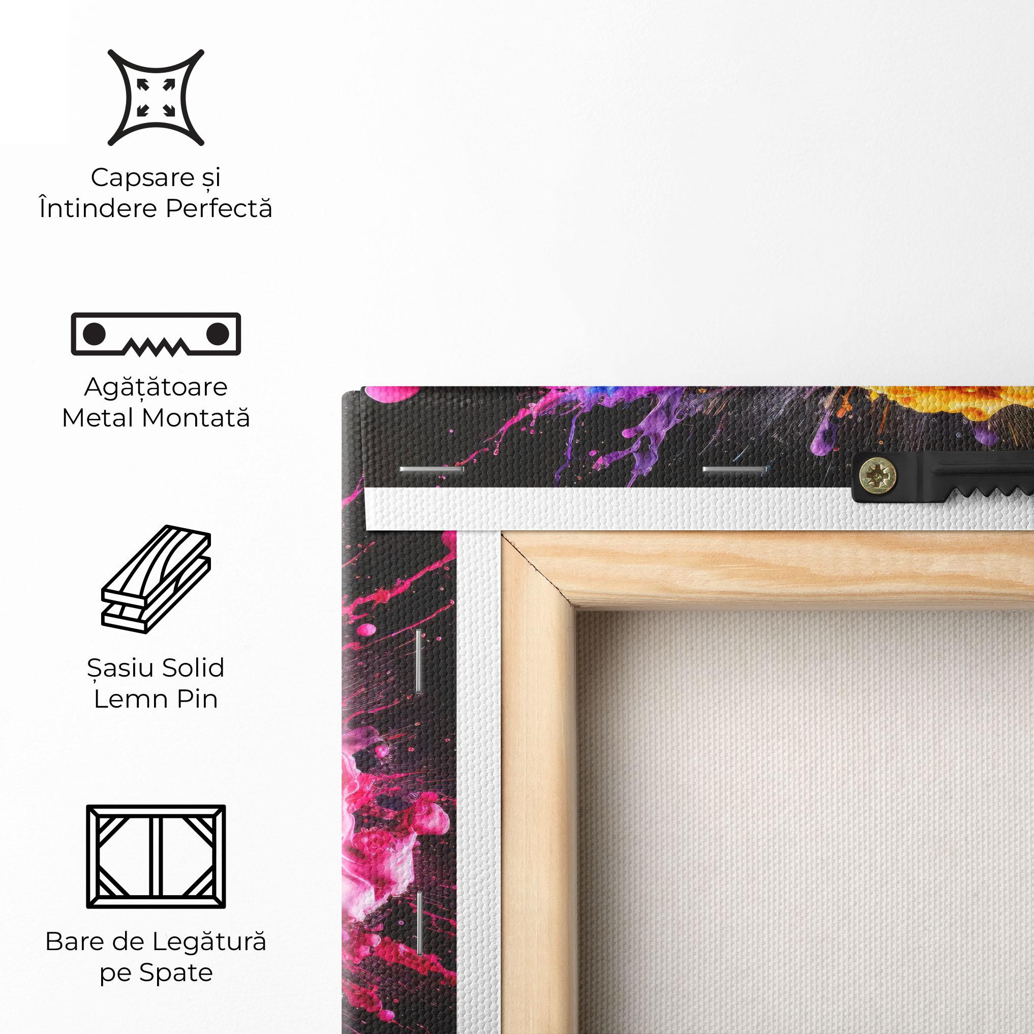 Tablou Canvas Oily Splash Explosion mockup 5