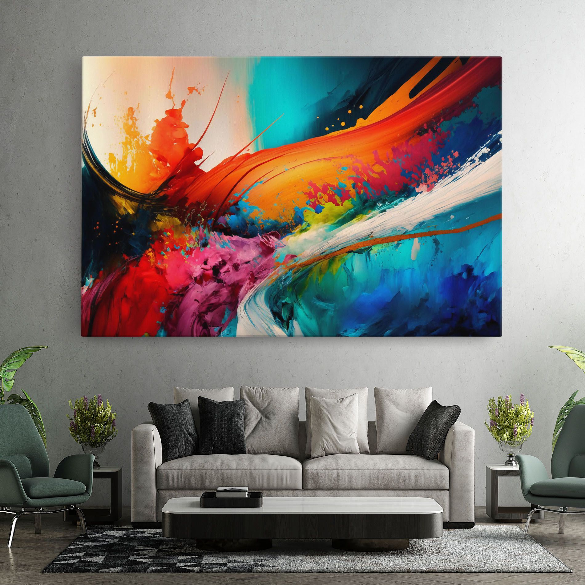 Art Brush Strokes mockup 7