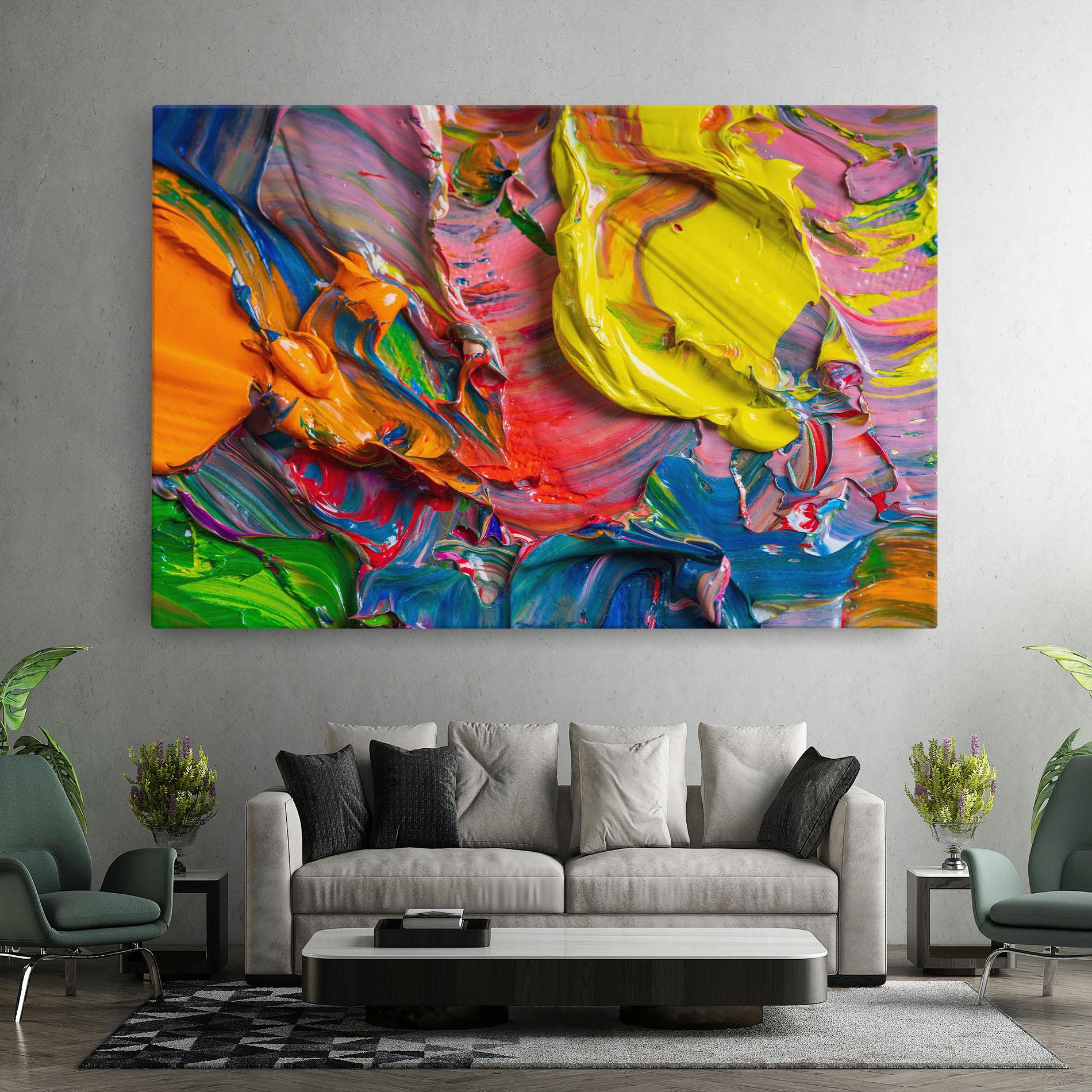 Tablou Canvas Bright Oil Colors mockup 7