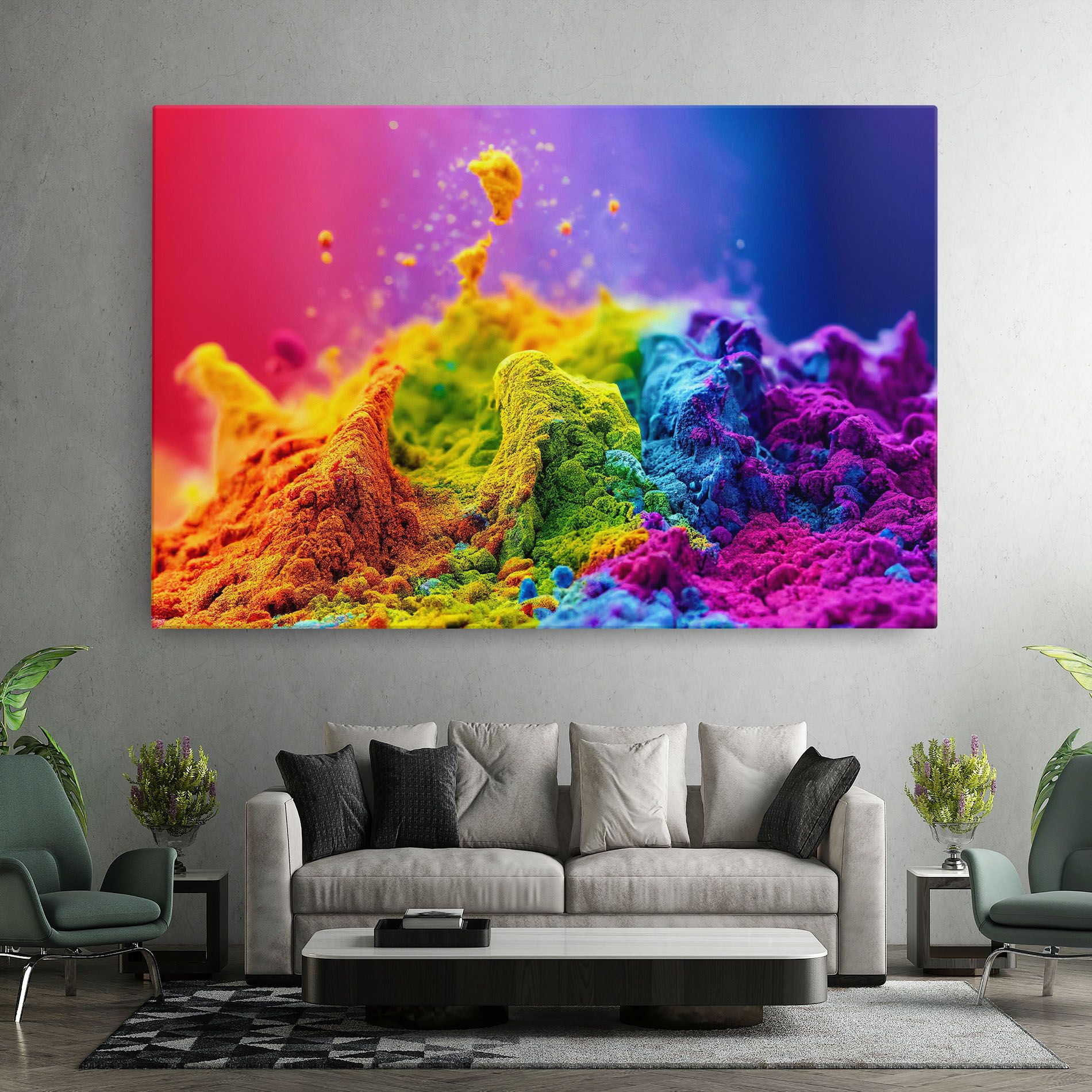 Color Powder Explosion mockup 7