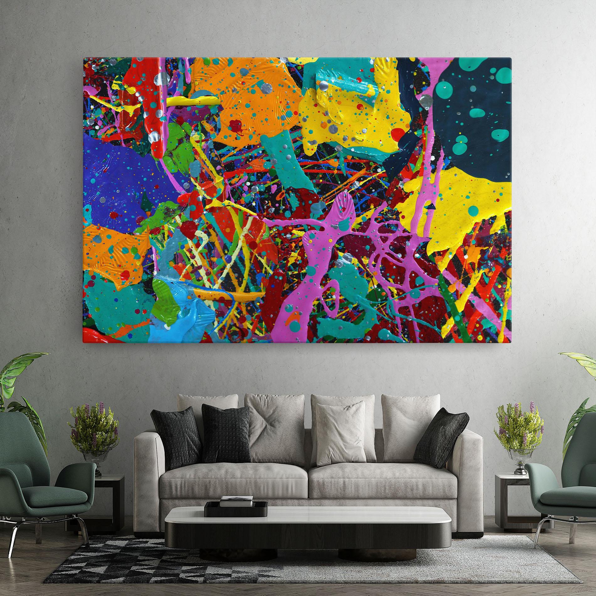 Tablou Canvas Dark Panorama mockup 7