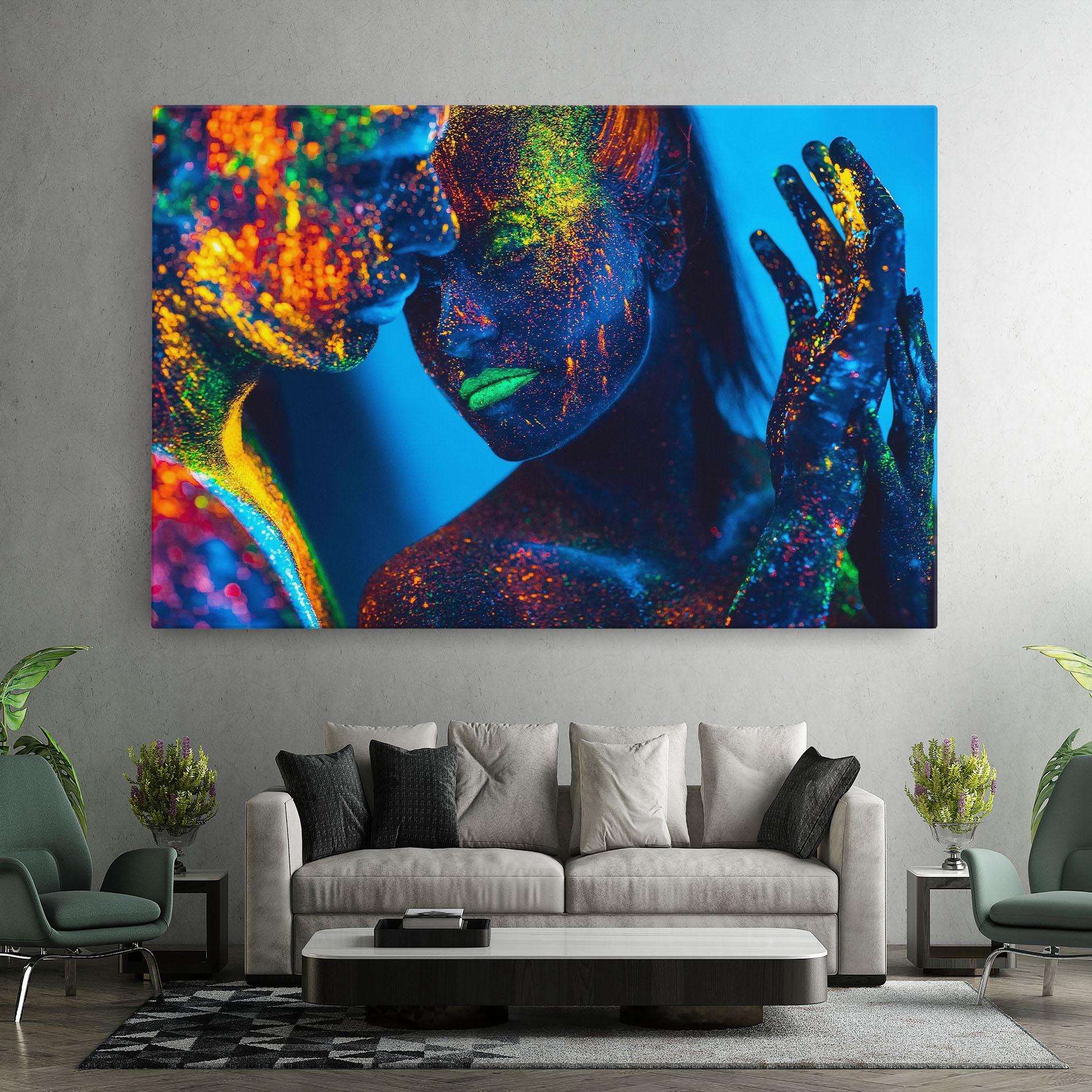 Tablou Canvas Fluorescent Couple mockup 7