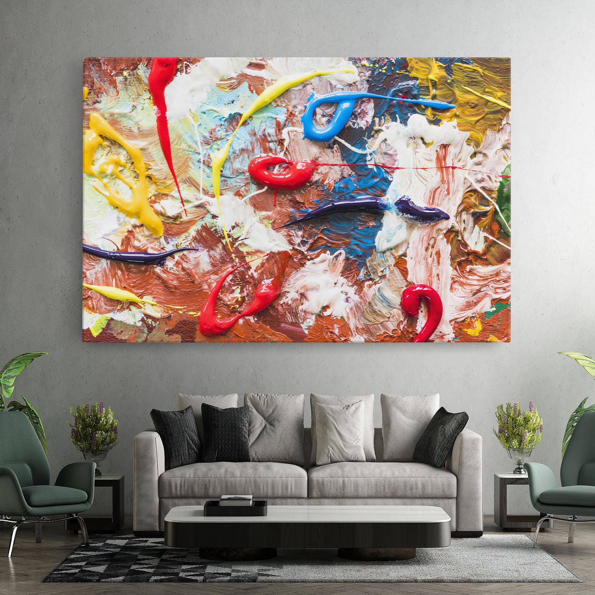 Tablou Canvas Paint Color mockup 7