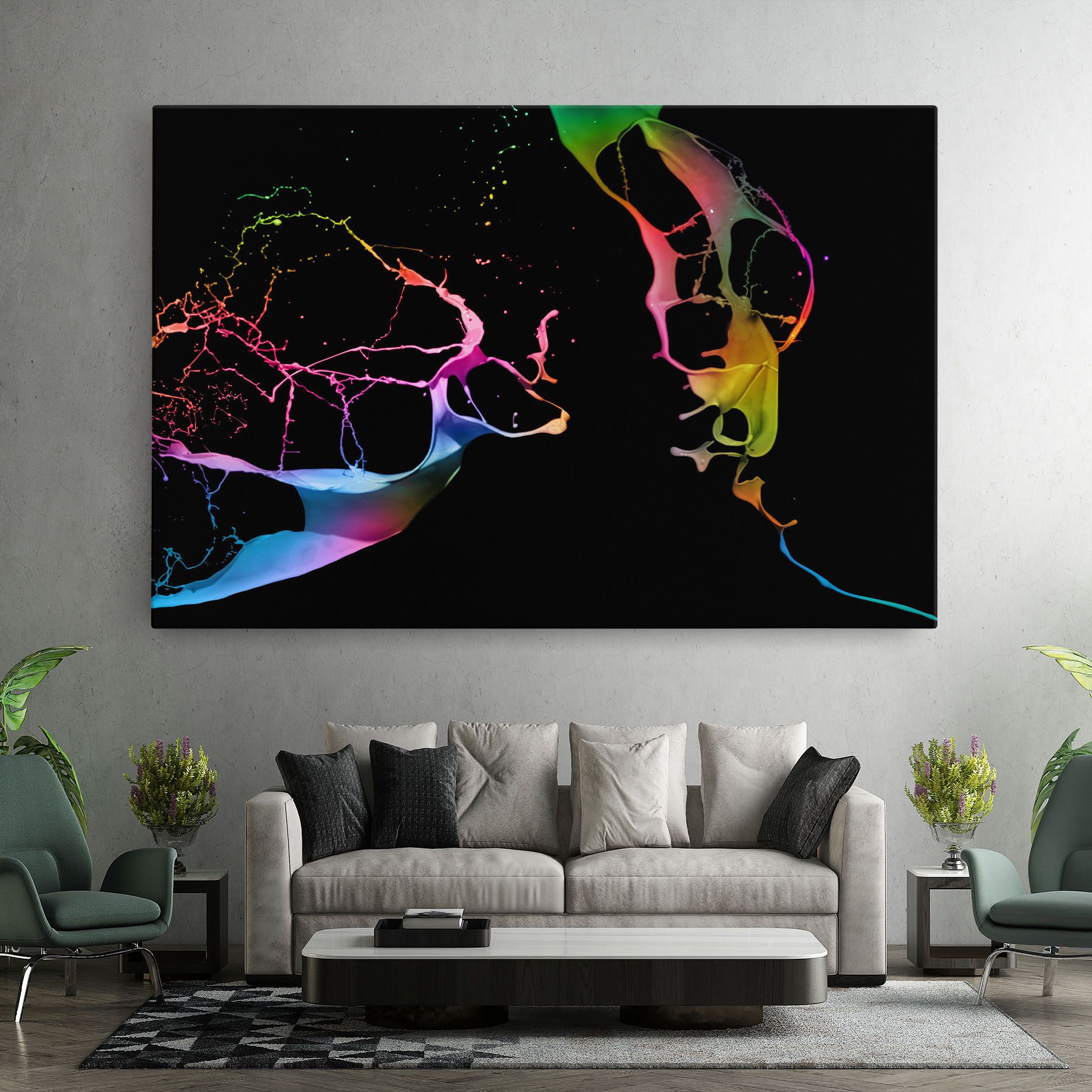 Paint Splashes mockup 7