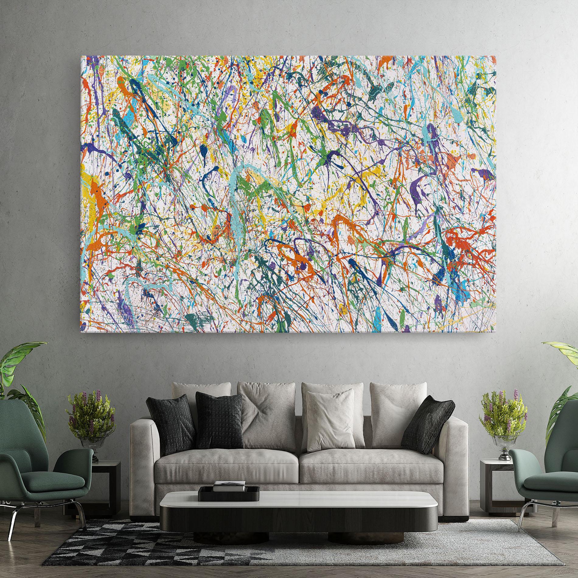 Tablou Canvas Paint Texture mockup 7