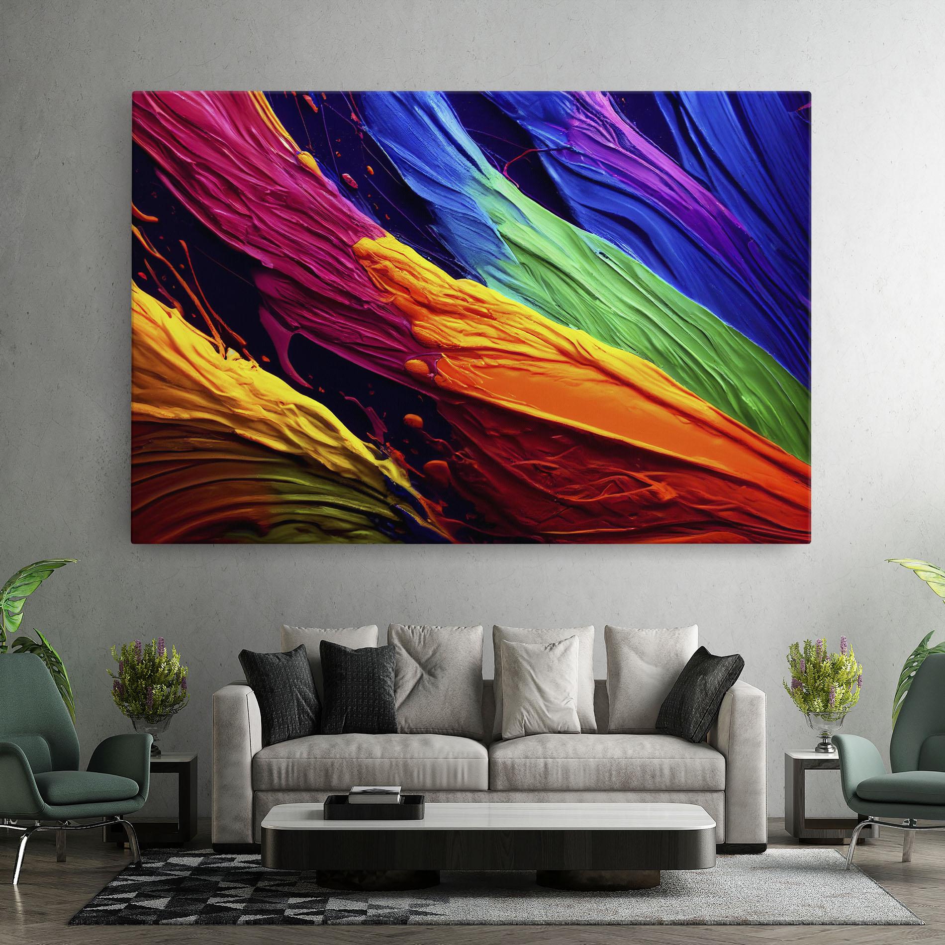 Tablou Canvas Powder Explosion mockup 7