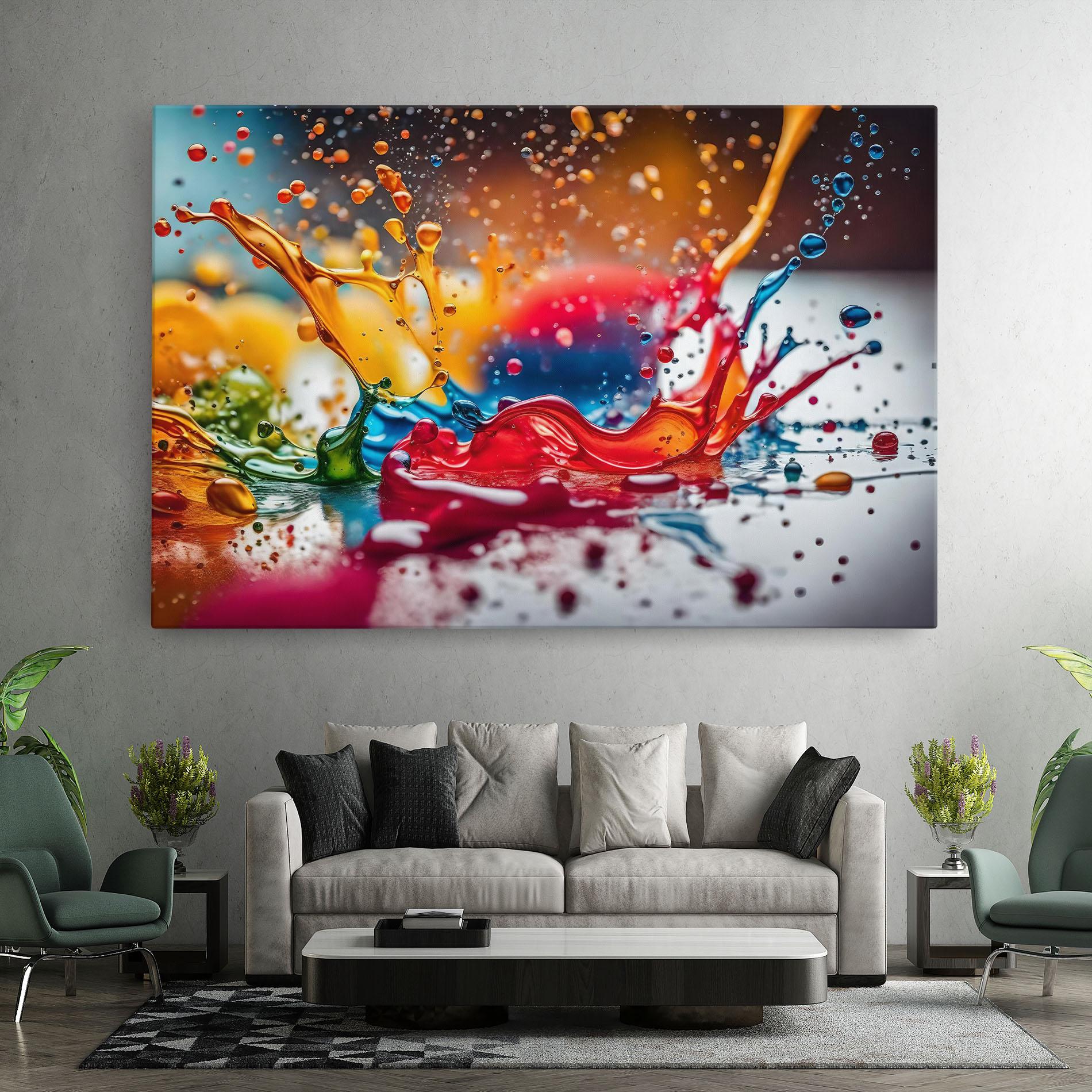 Tablou Canvas Water Color Splash mockup 7