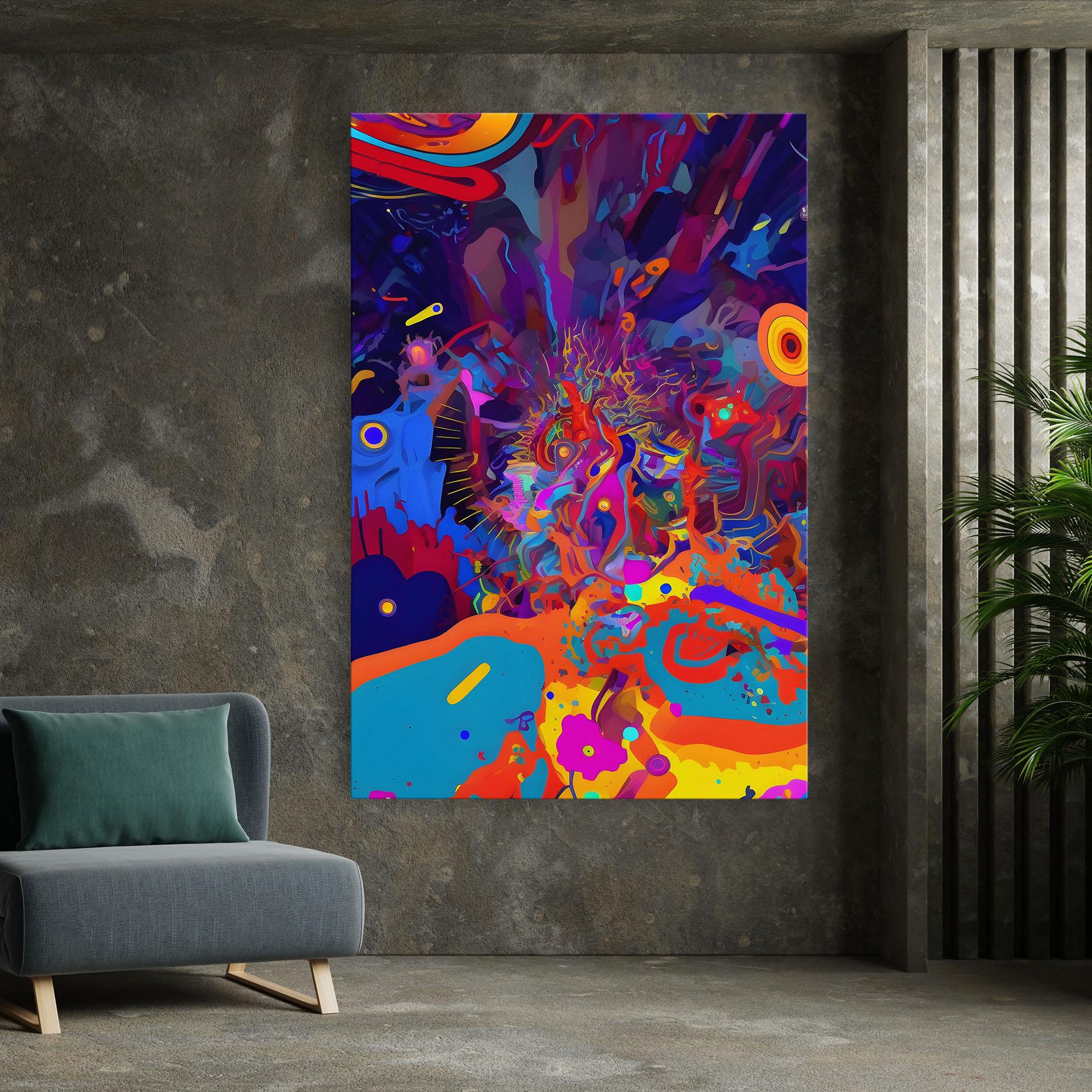 Tablou Canvas Abstract Color Work mockup 7