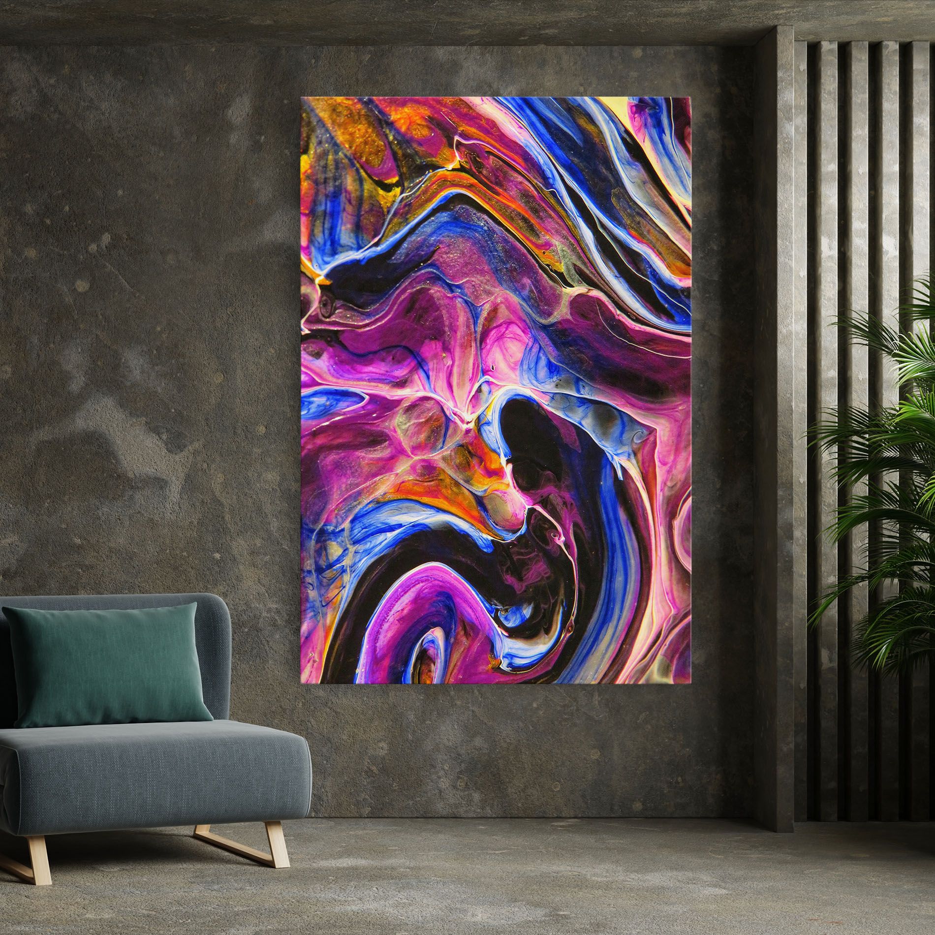 Colourful Abstract Shades mockup 7
