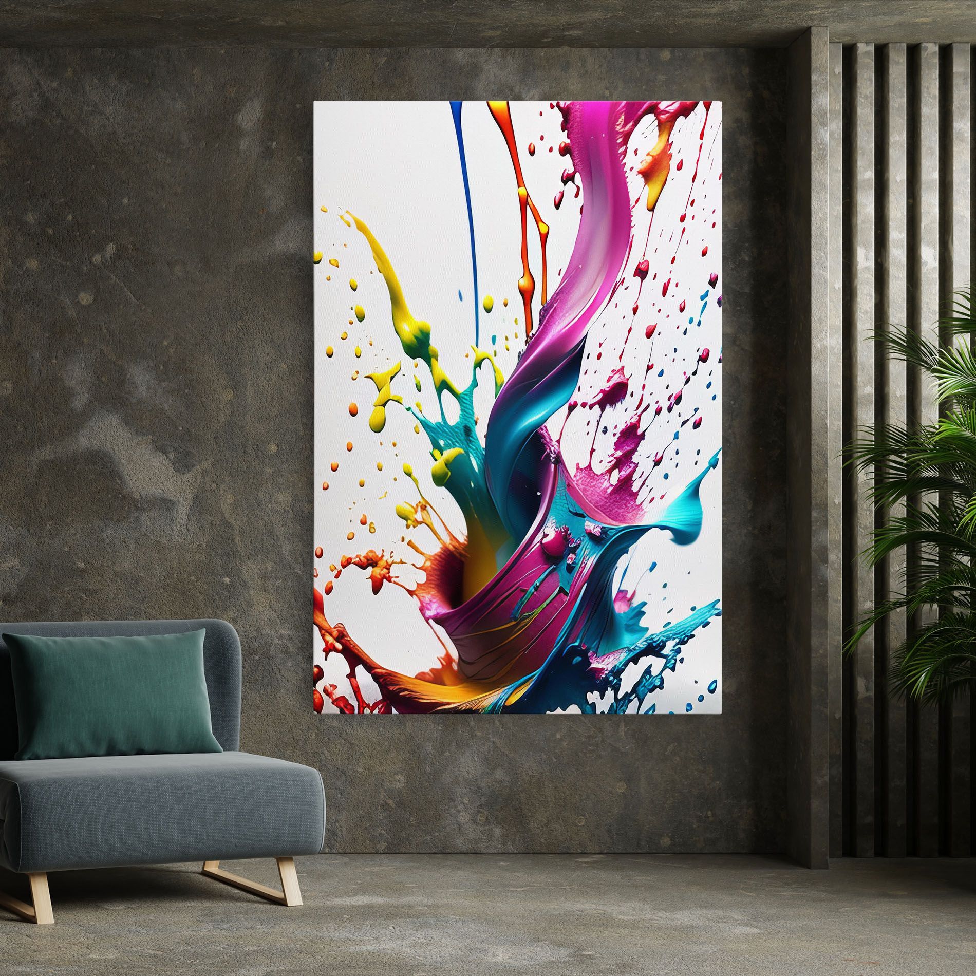 Purple Blue Splash mockup 7