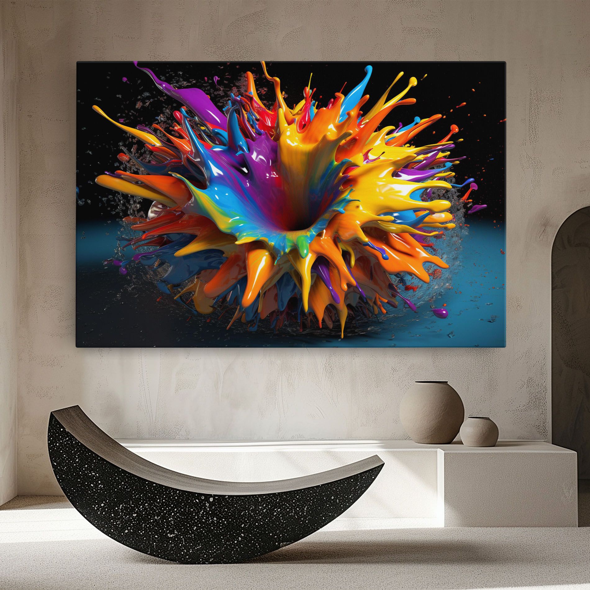 3d Color Splash mockup 8