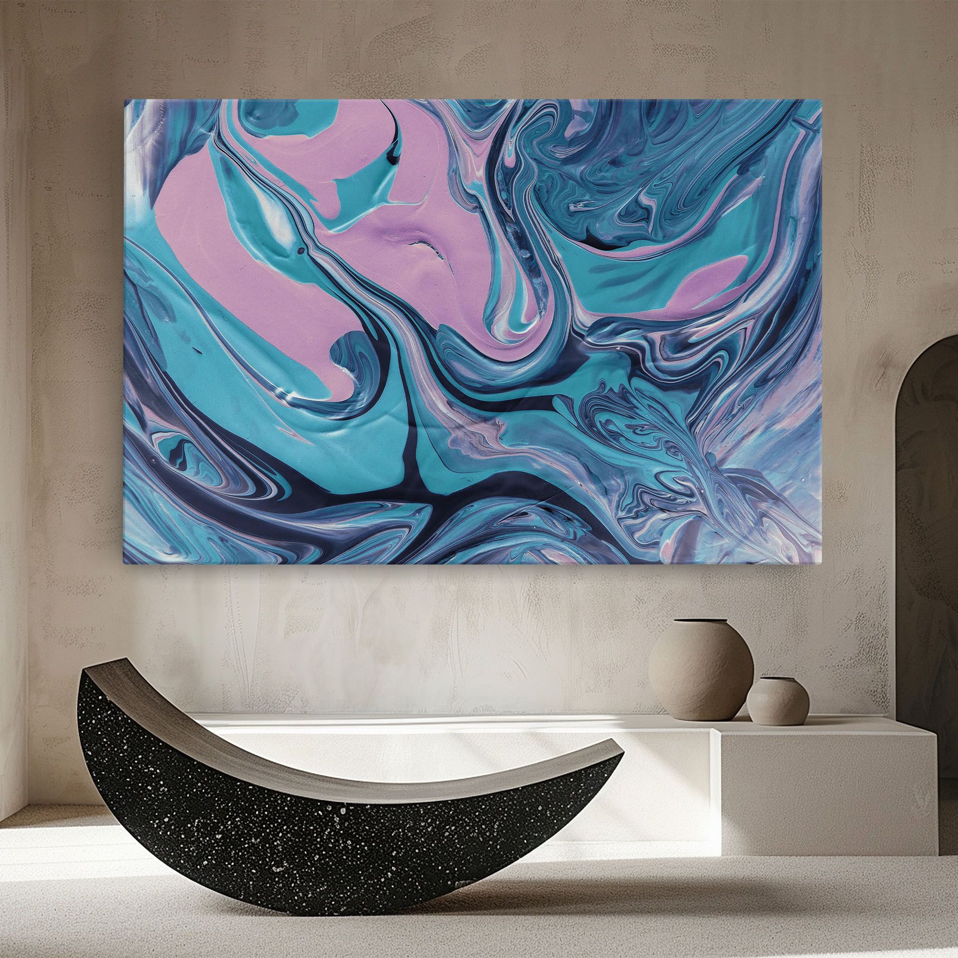 Abstract Blue And Pink mockup 8