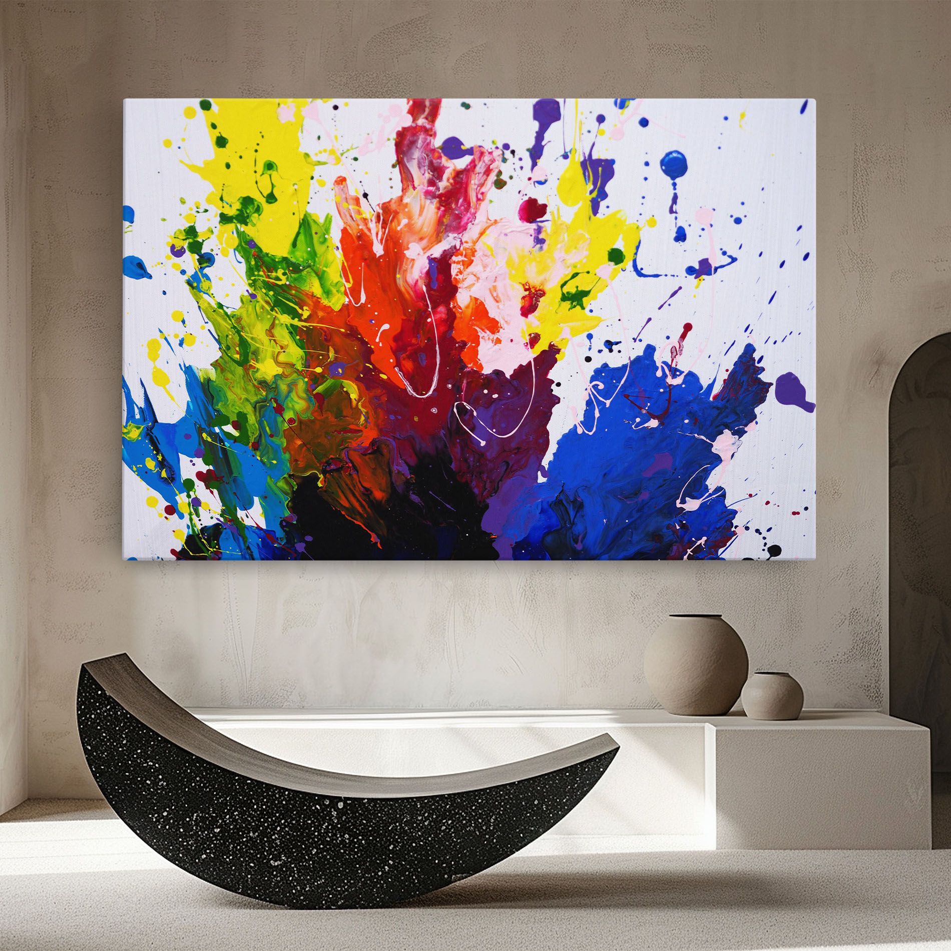 Blue Purple Exploding mockup 8