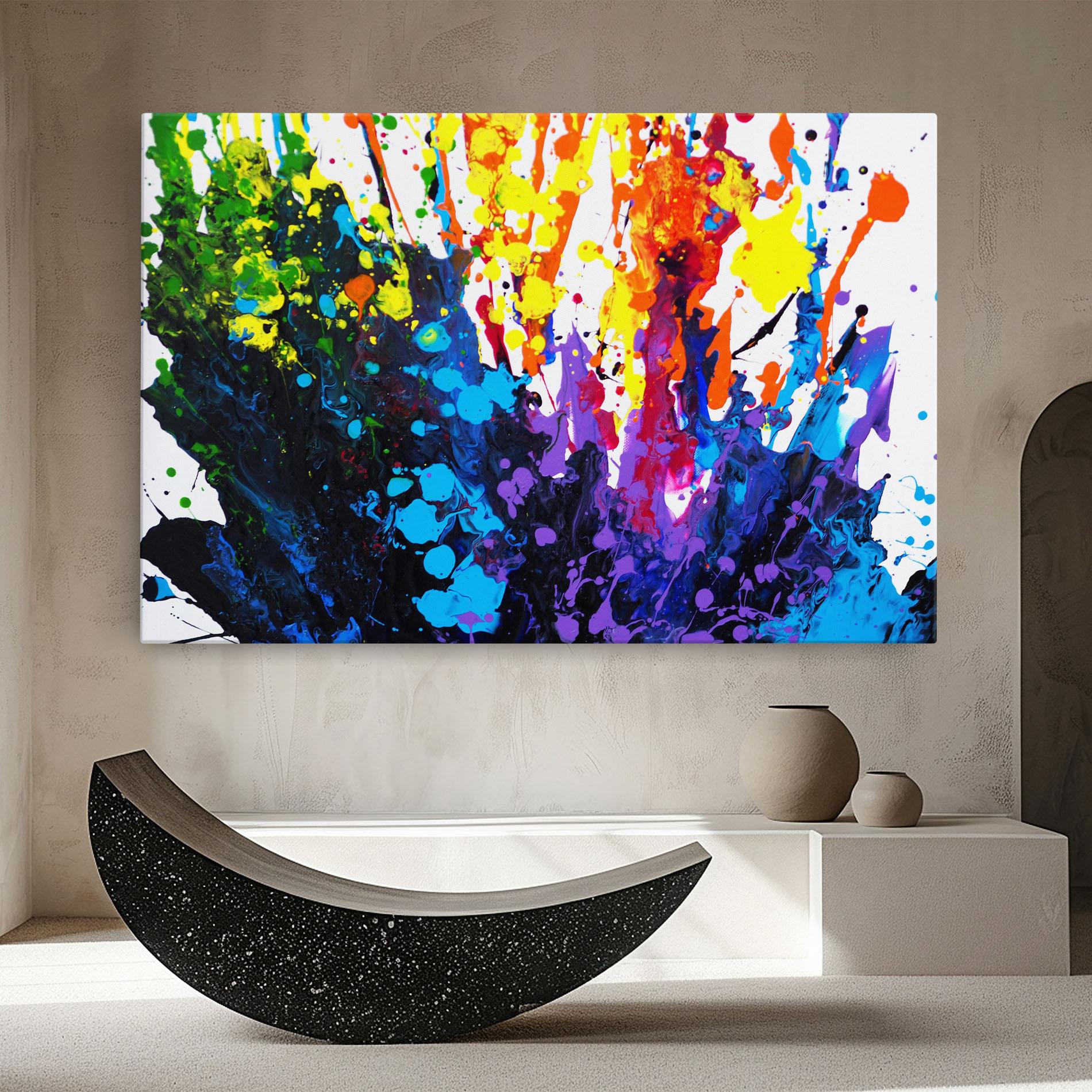 Tablou Canvas Color Splash 2d mockup 8