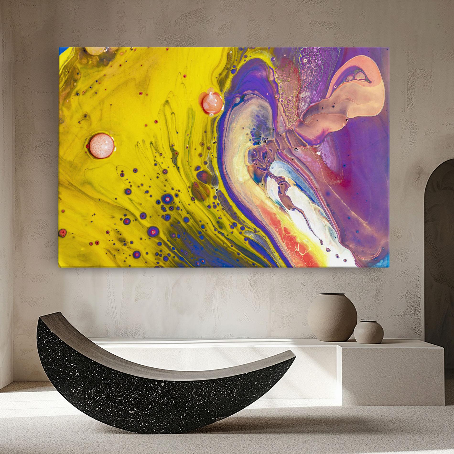 Tablou Canvas Colorful Liquid Marble mockup 8