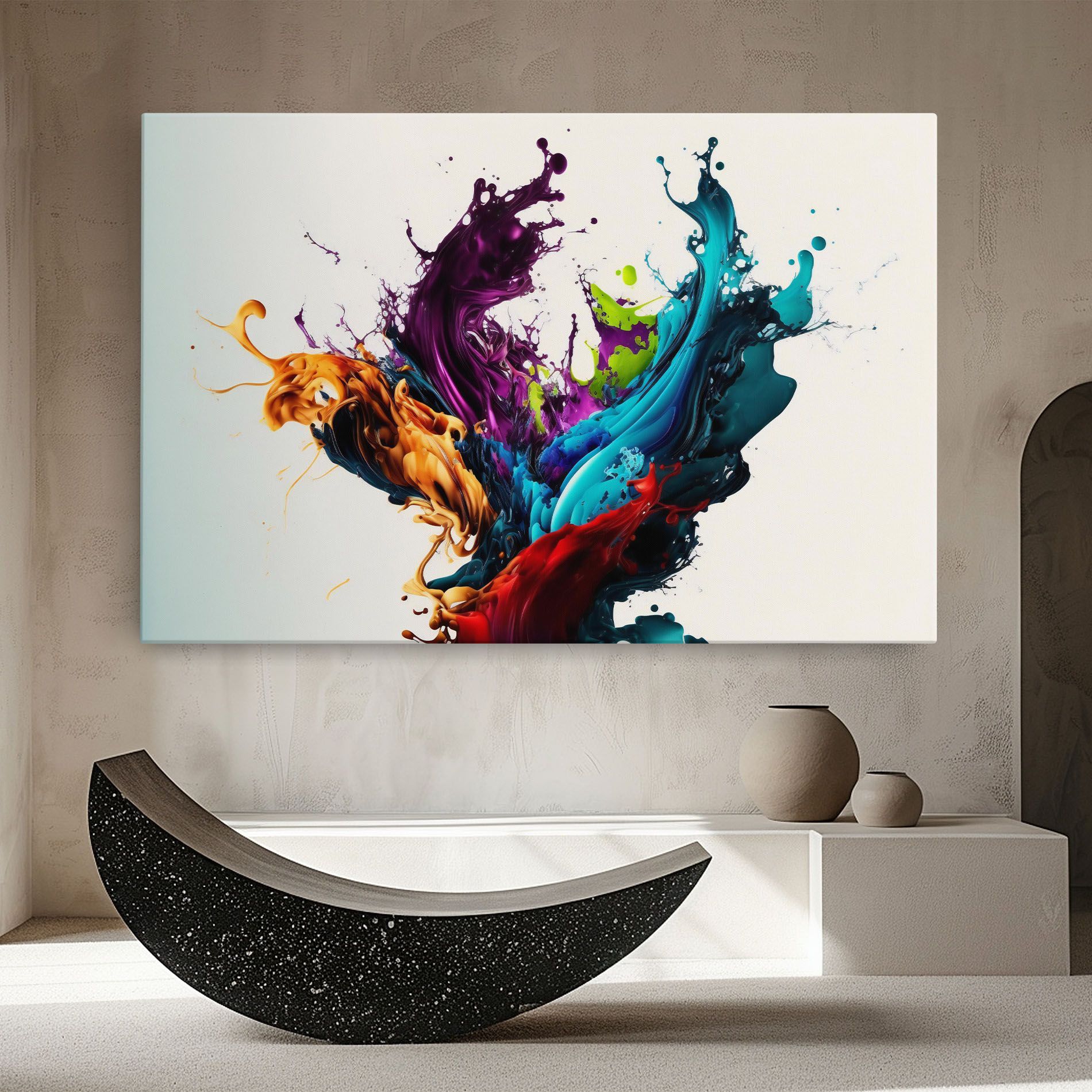 Dark Purple Splash mockup 8