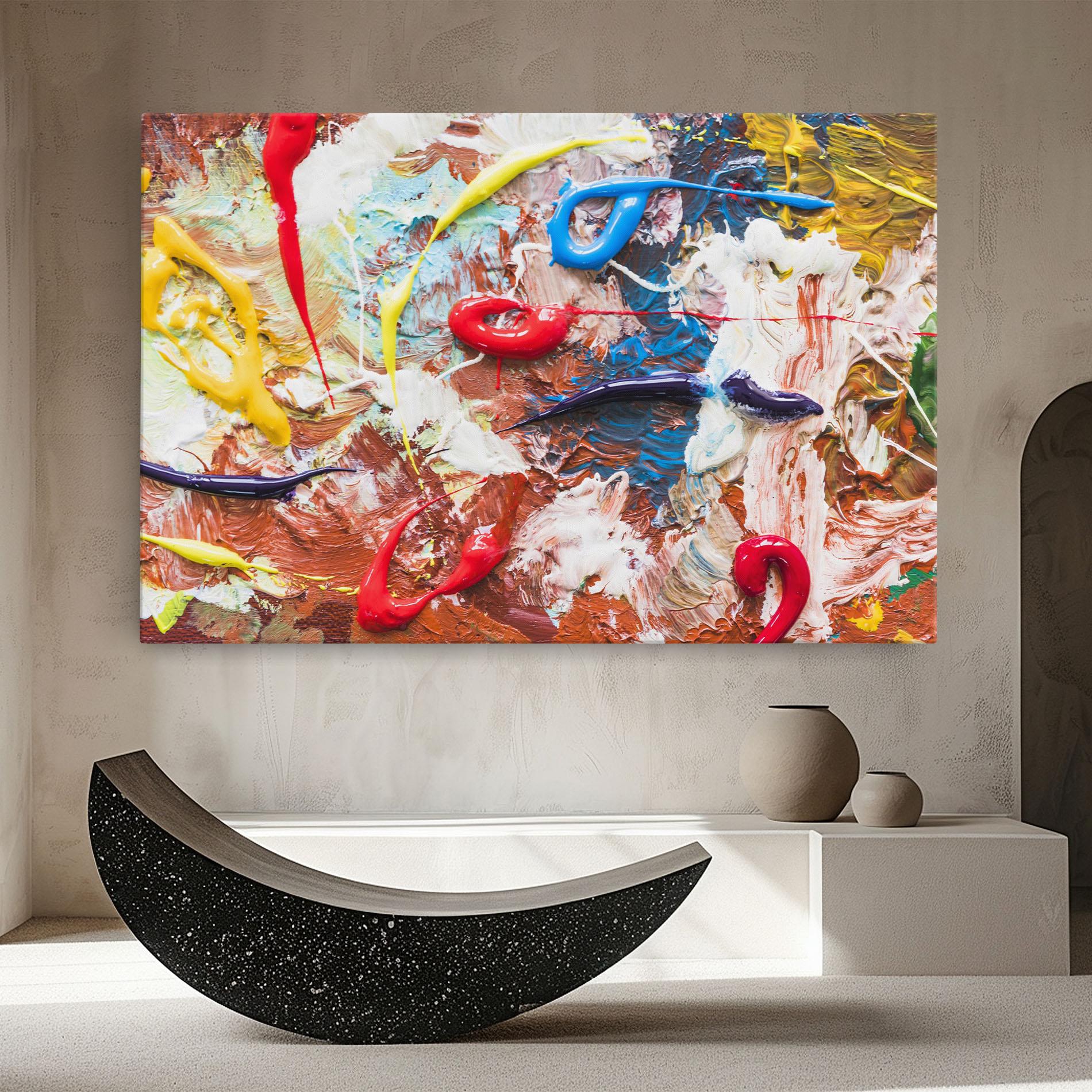 Tablou Canvas Paint Color mockup 8