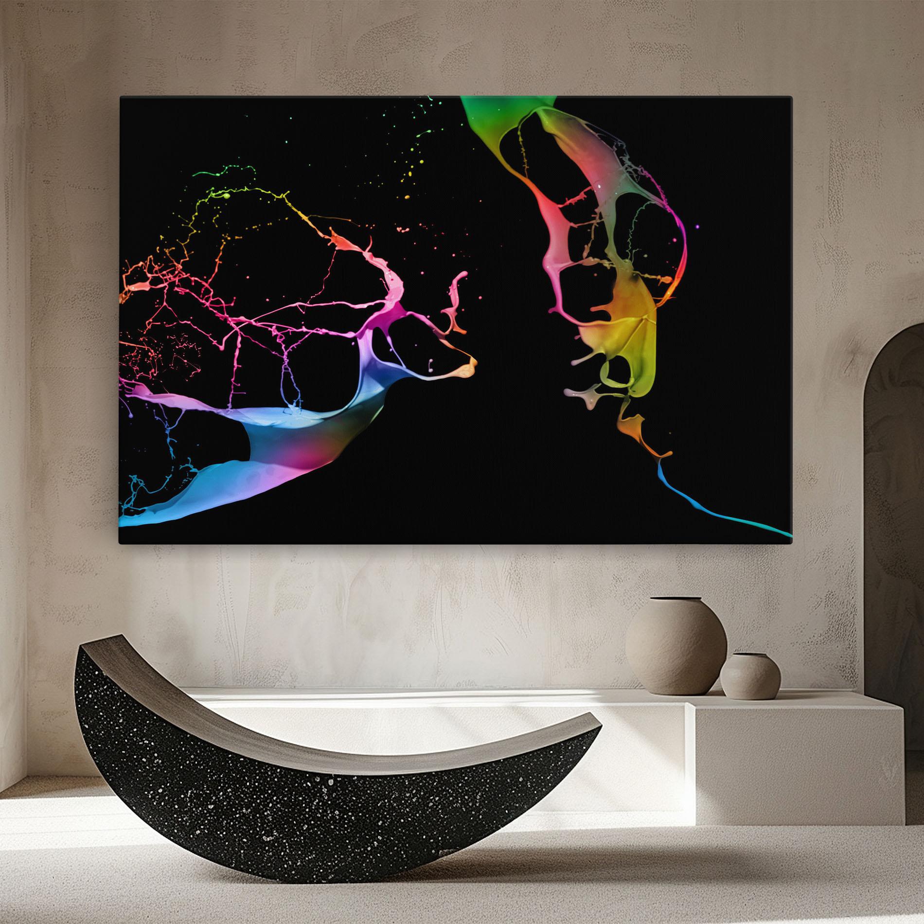 Tablou Canvas Paint Splashes mockup 8