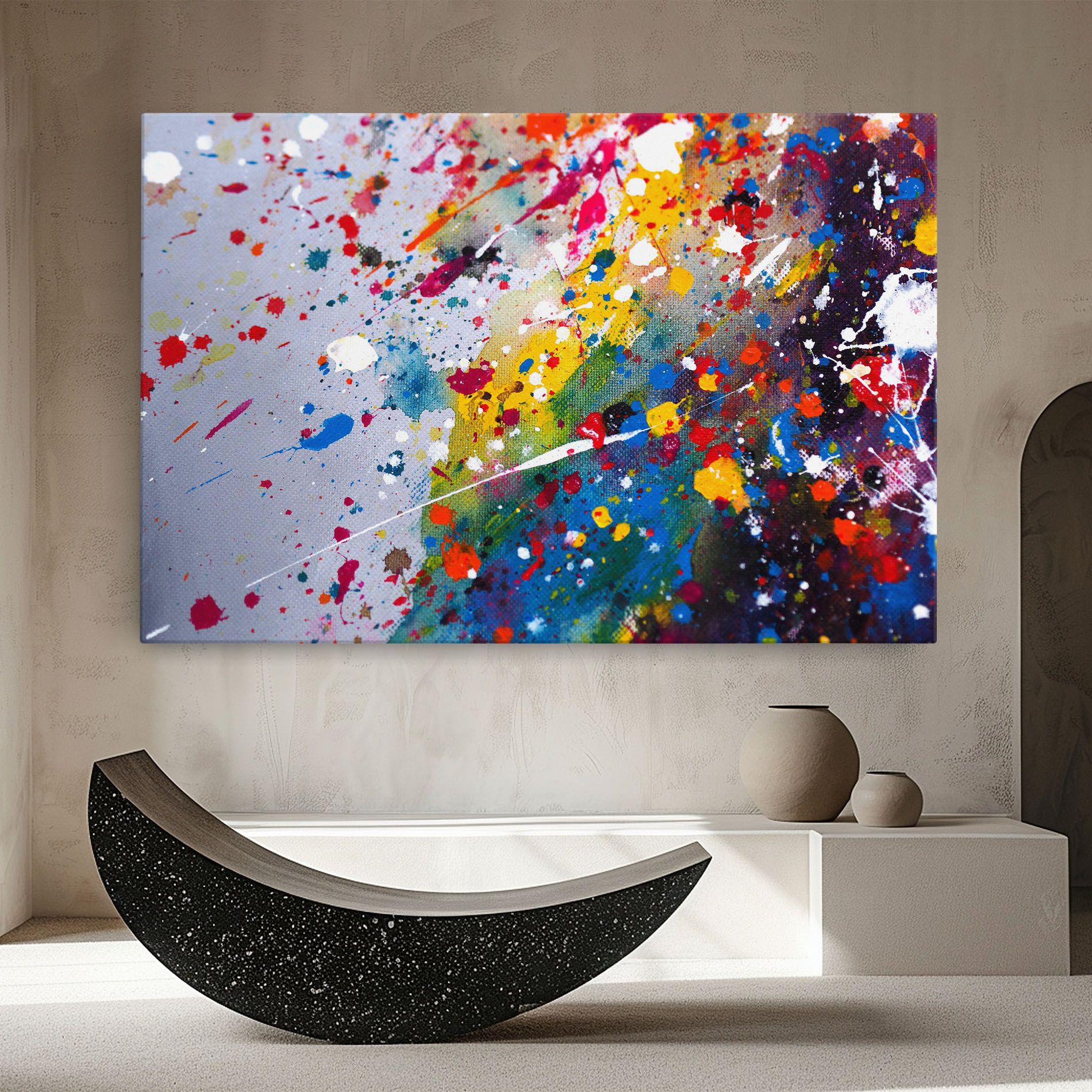 Watercolor Drops mockup 8