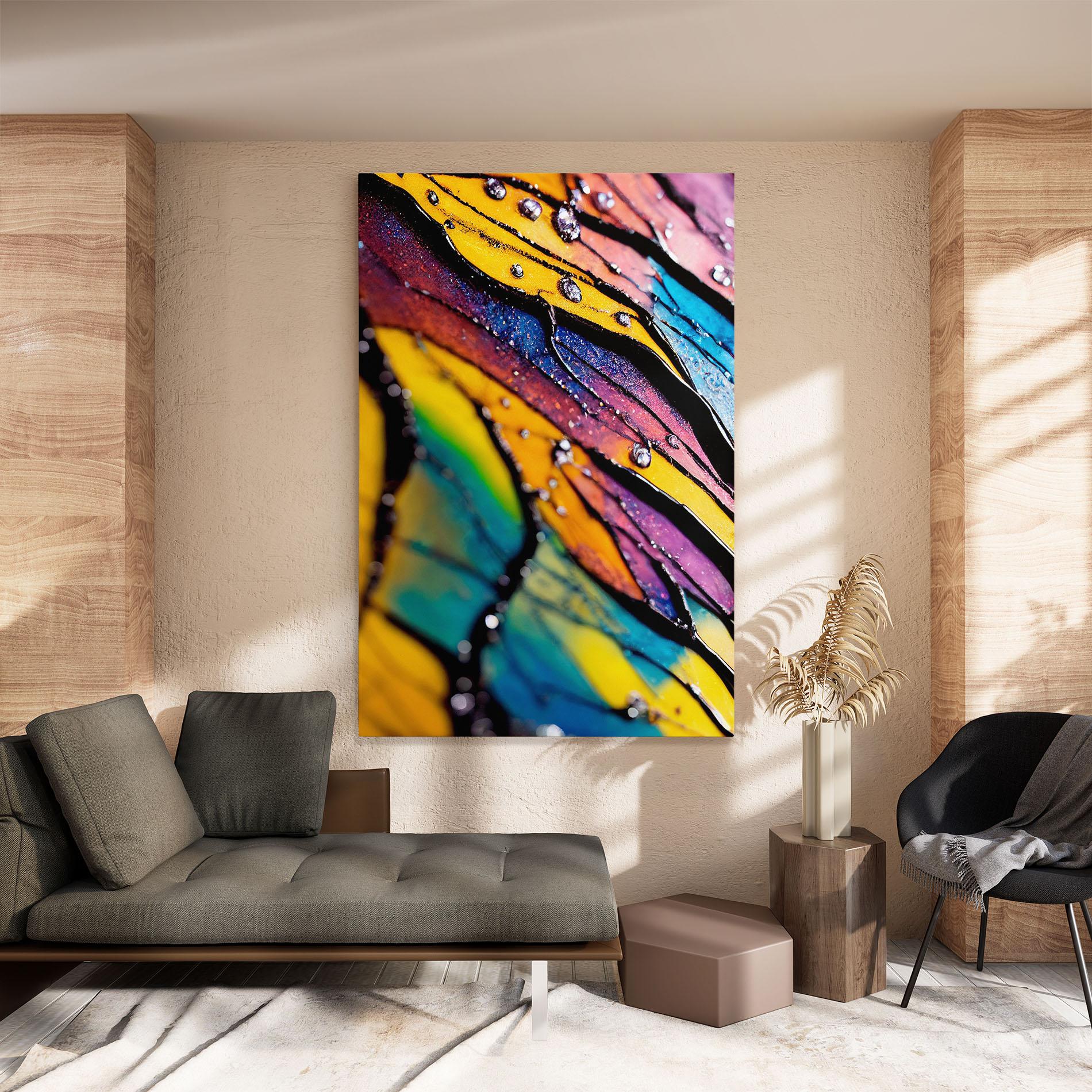 Tablou Canvas Beautiful Colorful Epoxy mockup 8