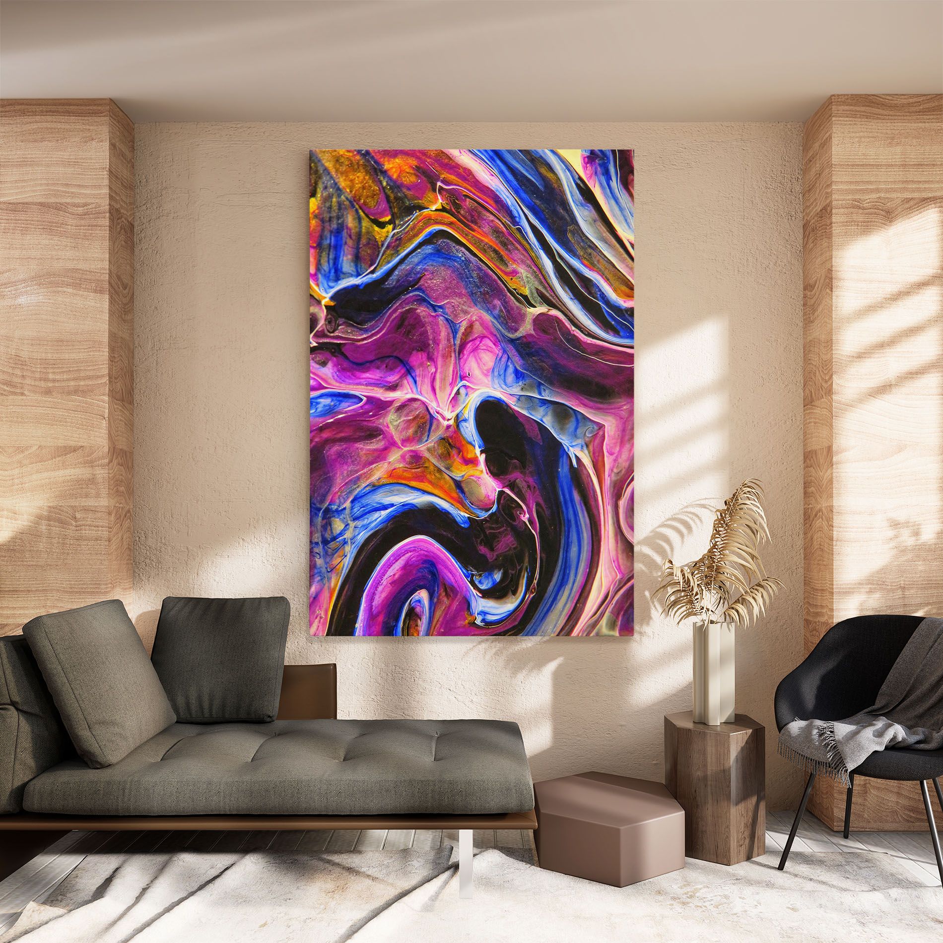 Colourful Abstract Shades mockup 8