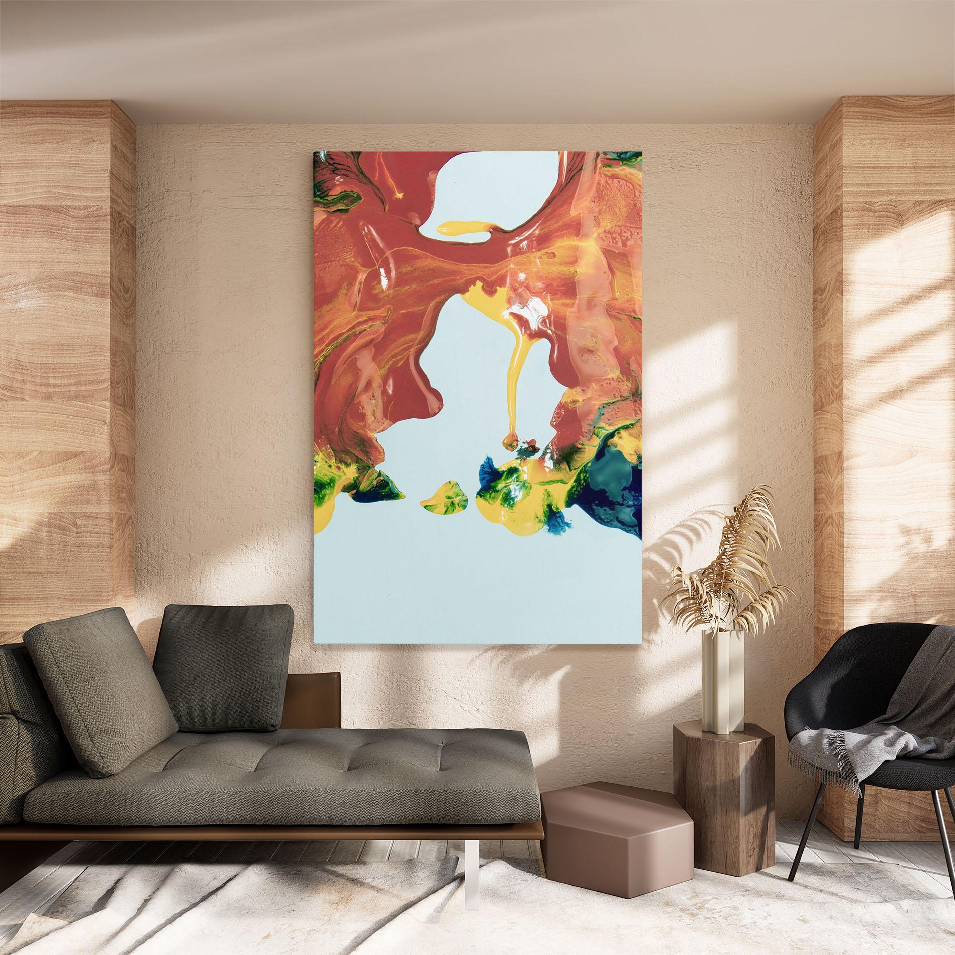 Tablou Canvas Spilled Paint mockup 8