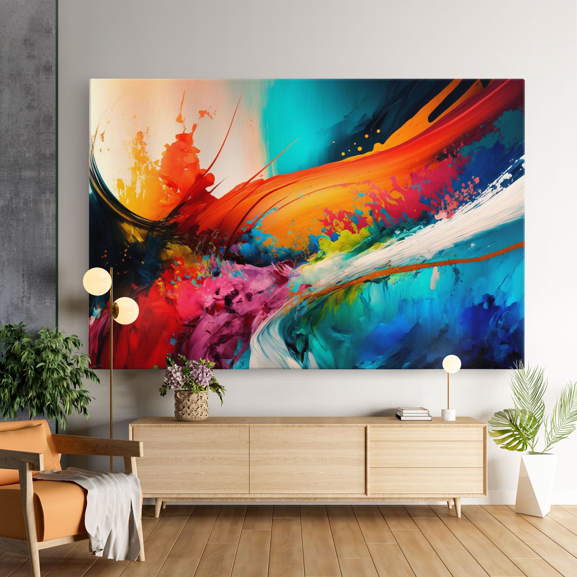 Art Brush Strokes mockup 9