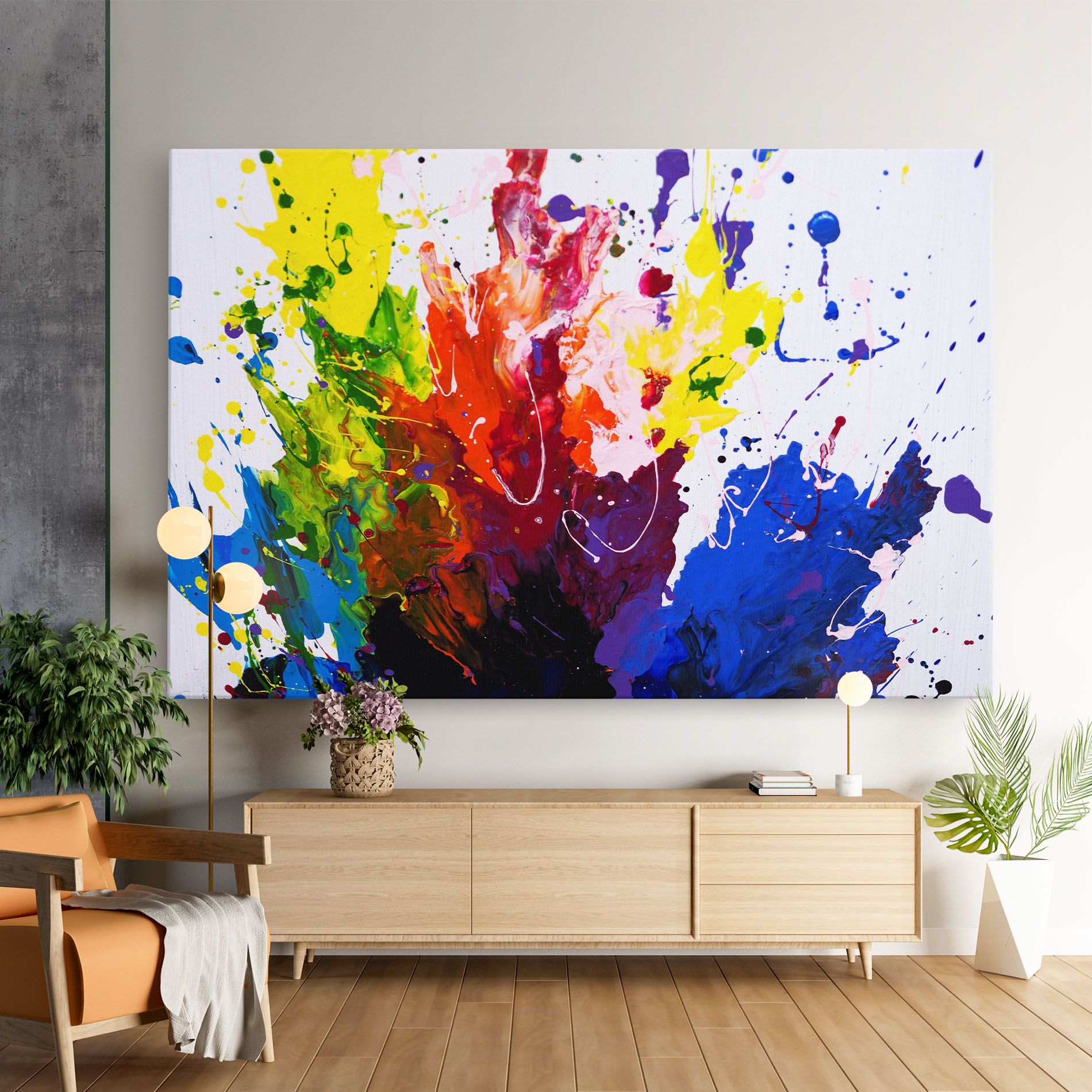 Blue Purple Exploding mockup 9