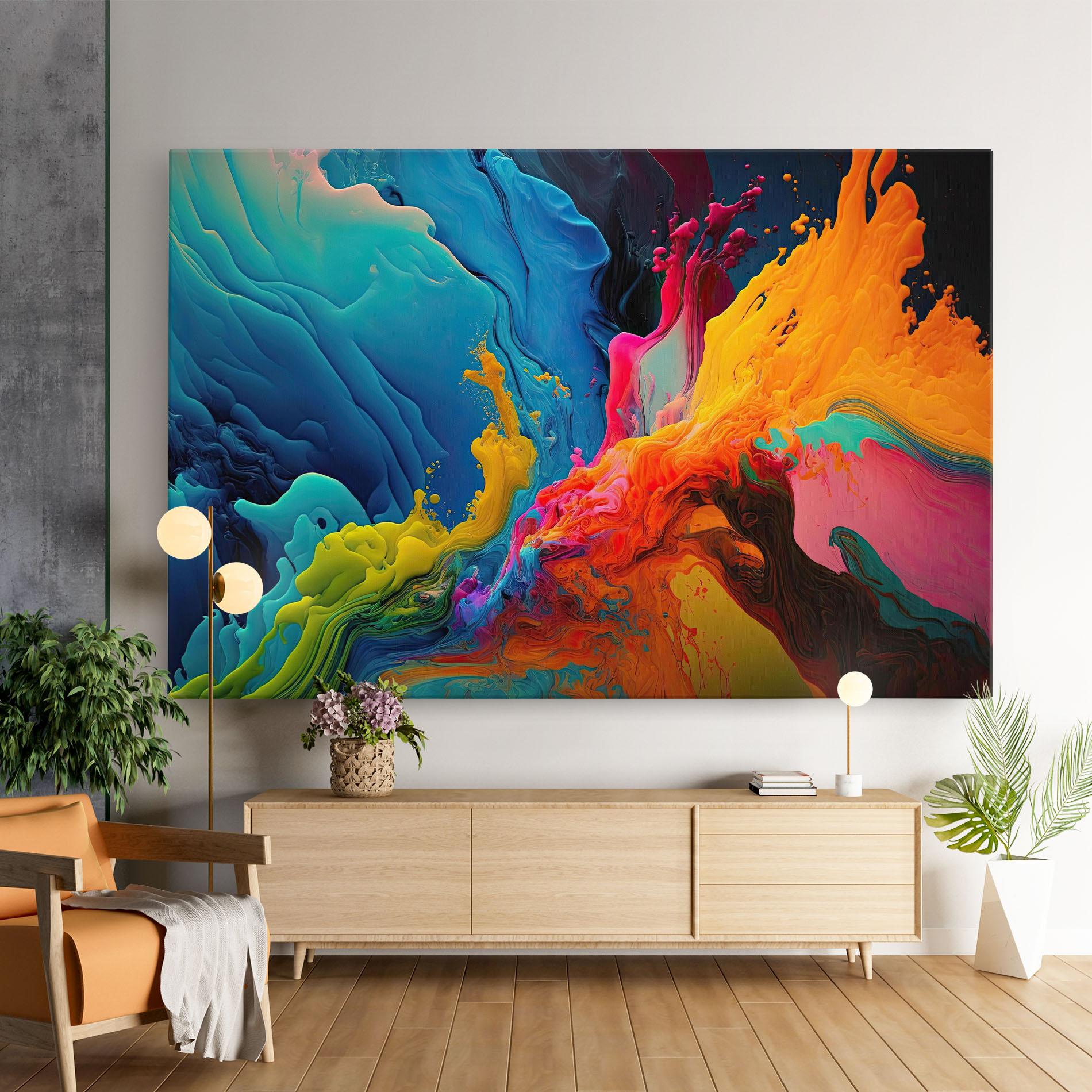 Tablou Canvas Color Floating mockup 9