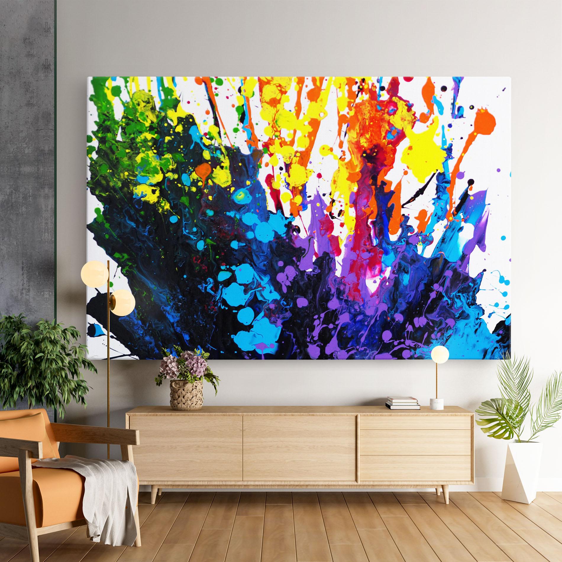 Tablou Canvas Color Splash 2d mockup 9